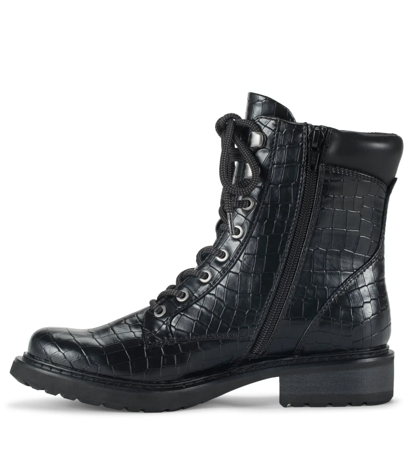 Baretraps Booties^Holden Lace Up Bootie BlackCroco