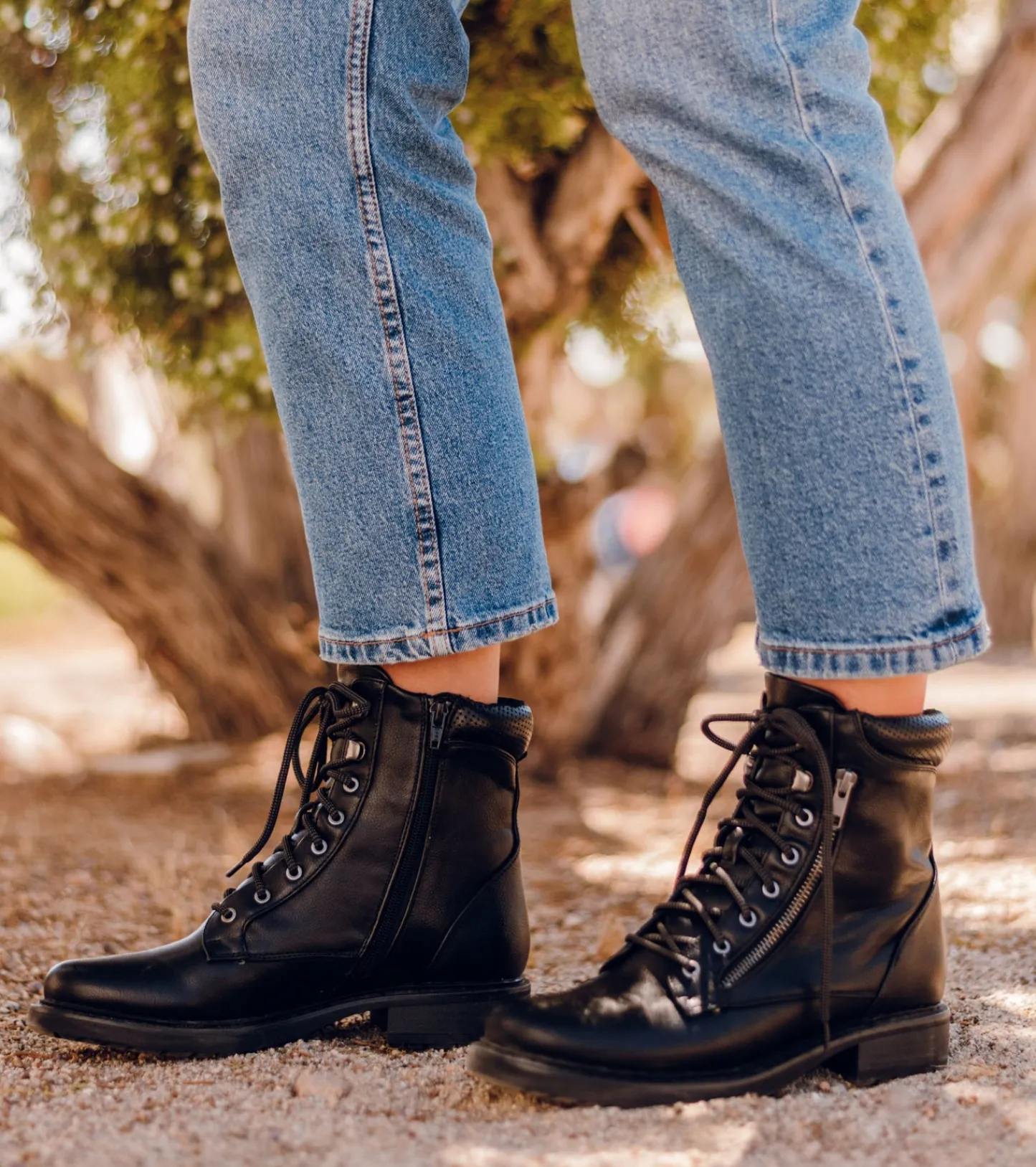 Baretraps Booties^Holden Lace Up Bootie Black