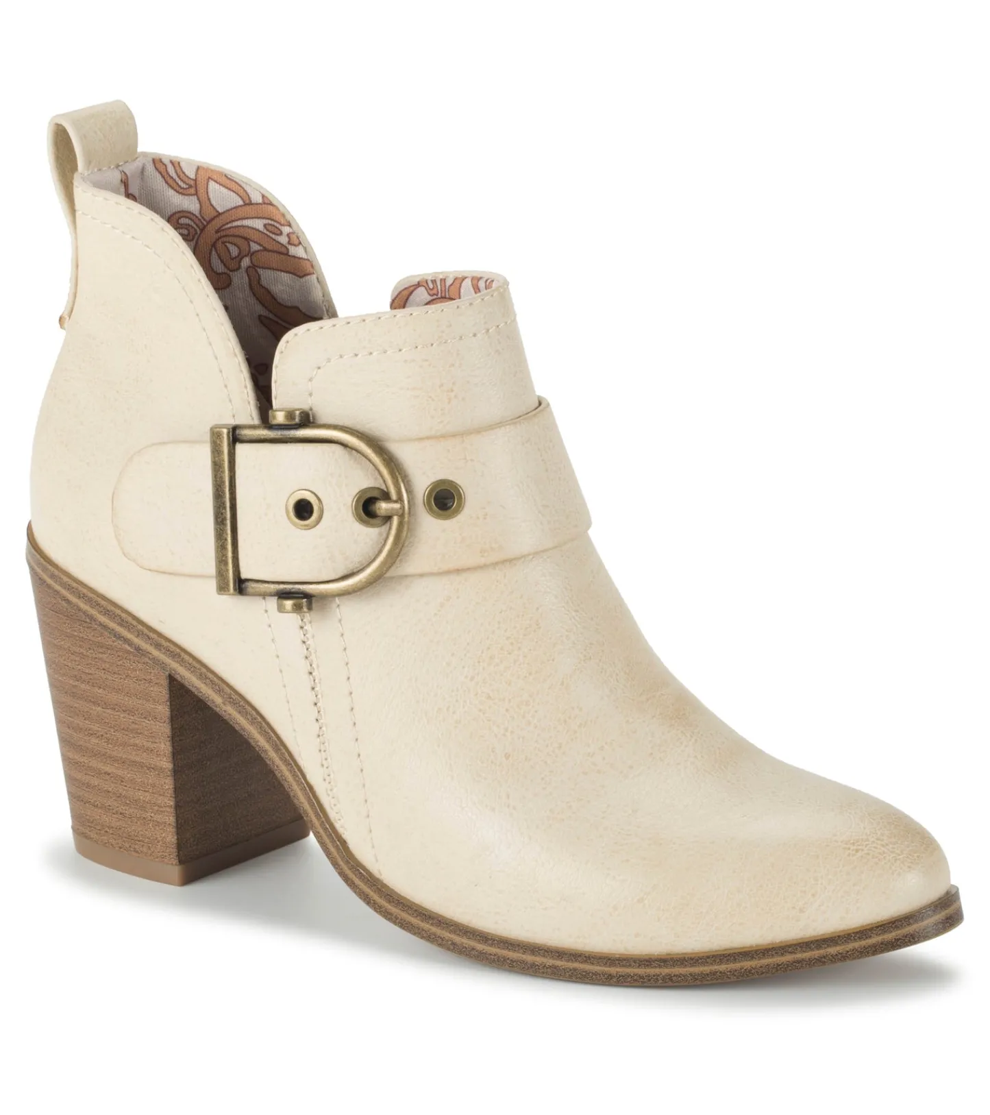 Baretraps Booties^Karina Block Heel Ankle Bootie Milkyway