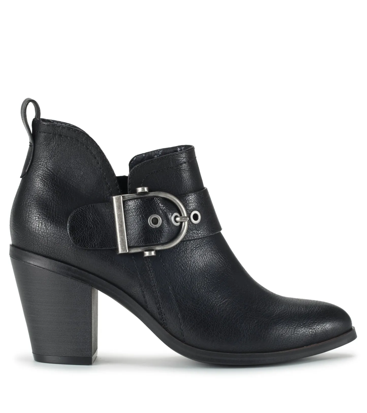 Baretraps Booties^Karina Block Heel Ankle Bootie Black