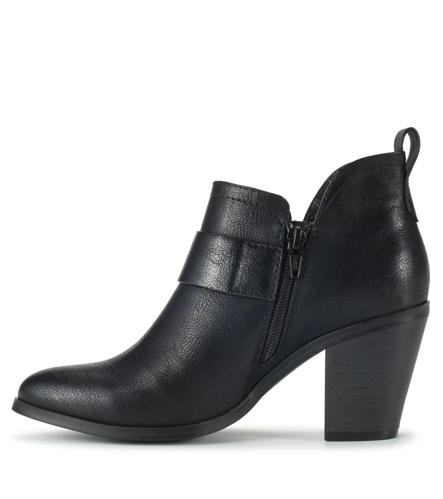 Baretraps Booties^Karina Block Heel Ankle Bootie Black