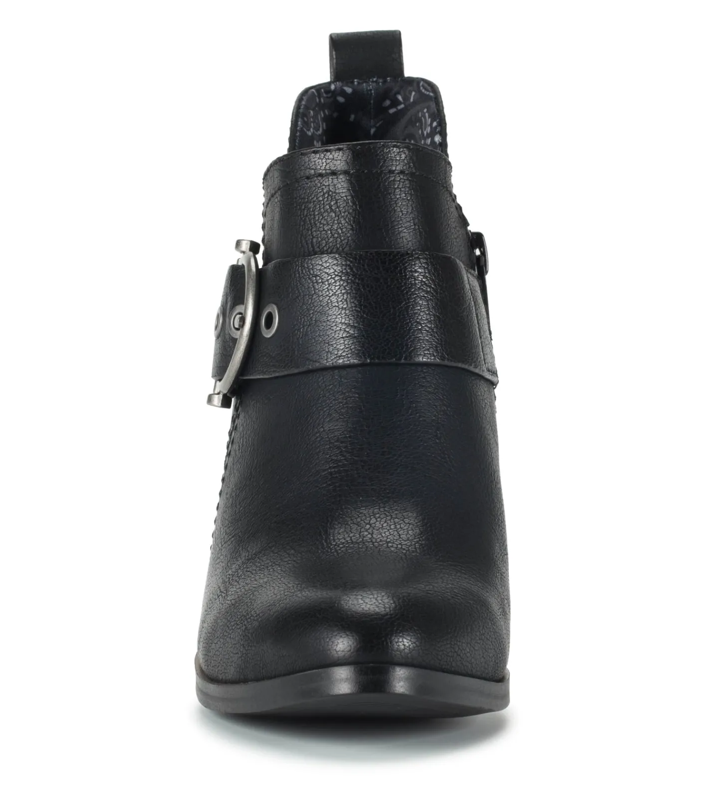 Baretraps Booties^Karina Block Heel Ankle Bootie Black