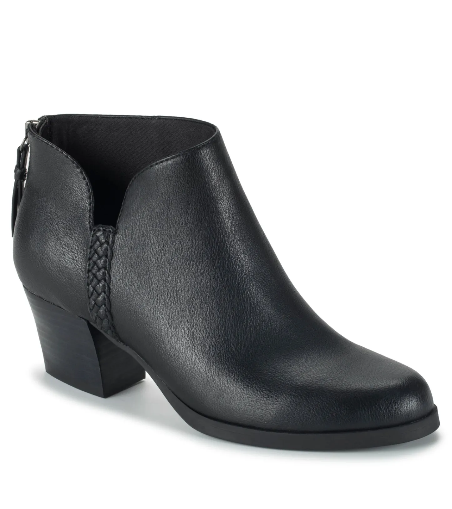 Baretraps Booties^Lauryn Block Heel Ankle Bootie Black