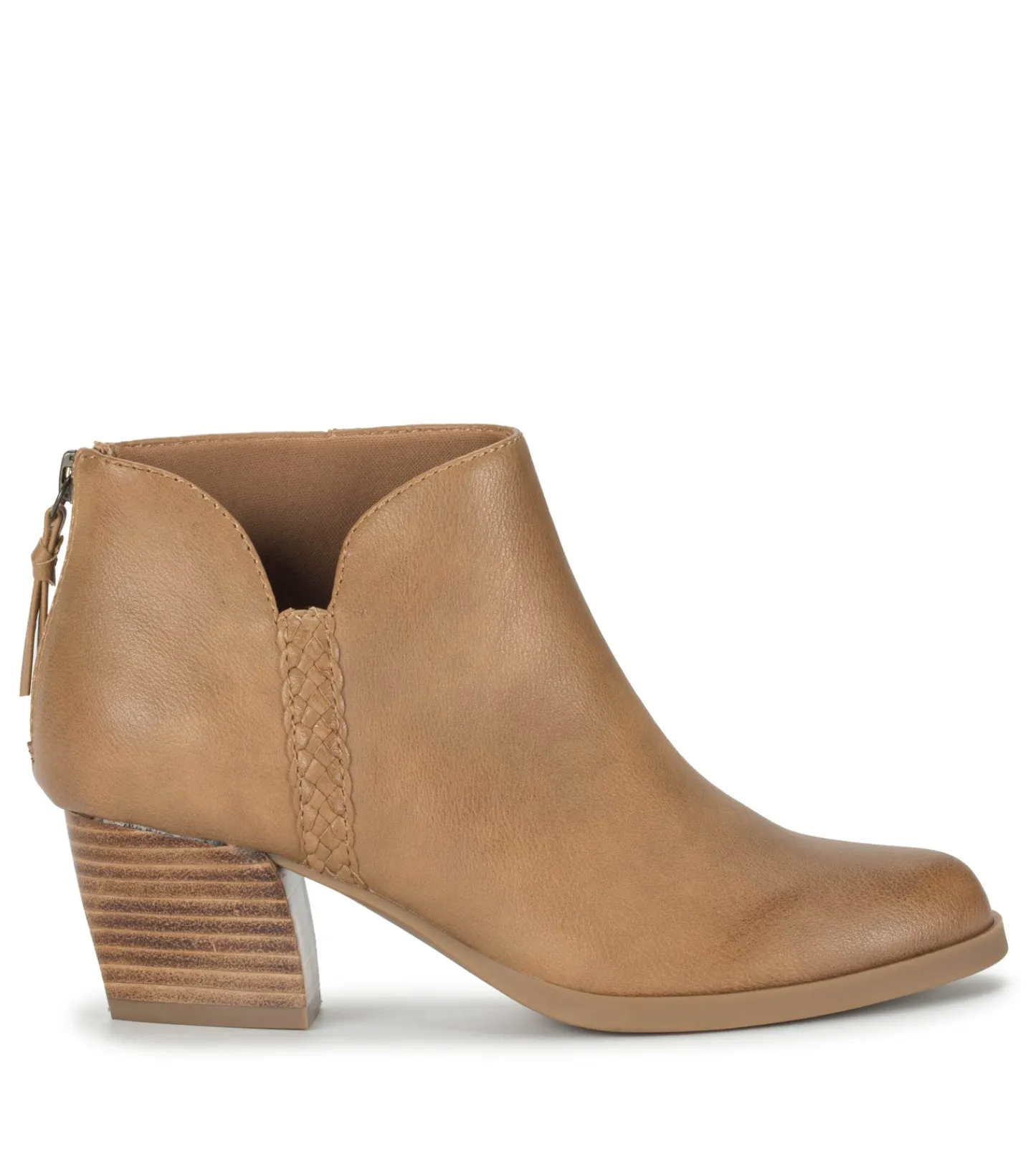 Baretraps Booties^Lauryn Block Heel Ankle Bootie SaltedCaramel
