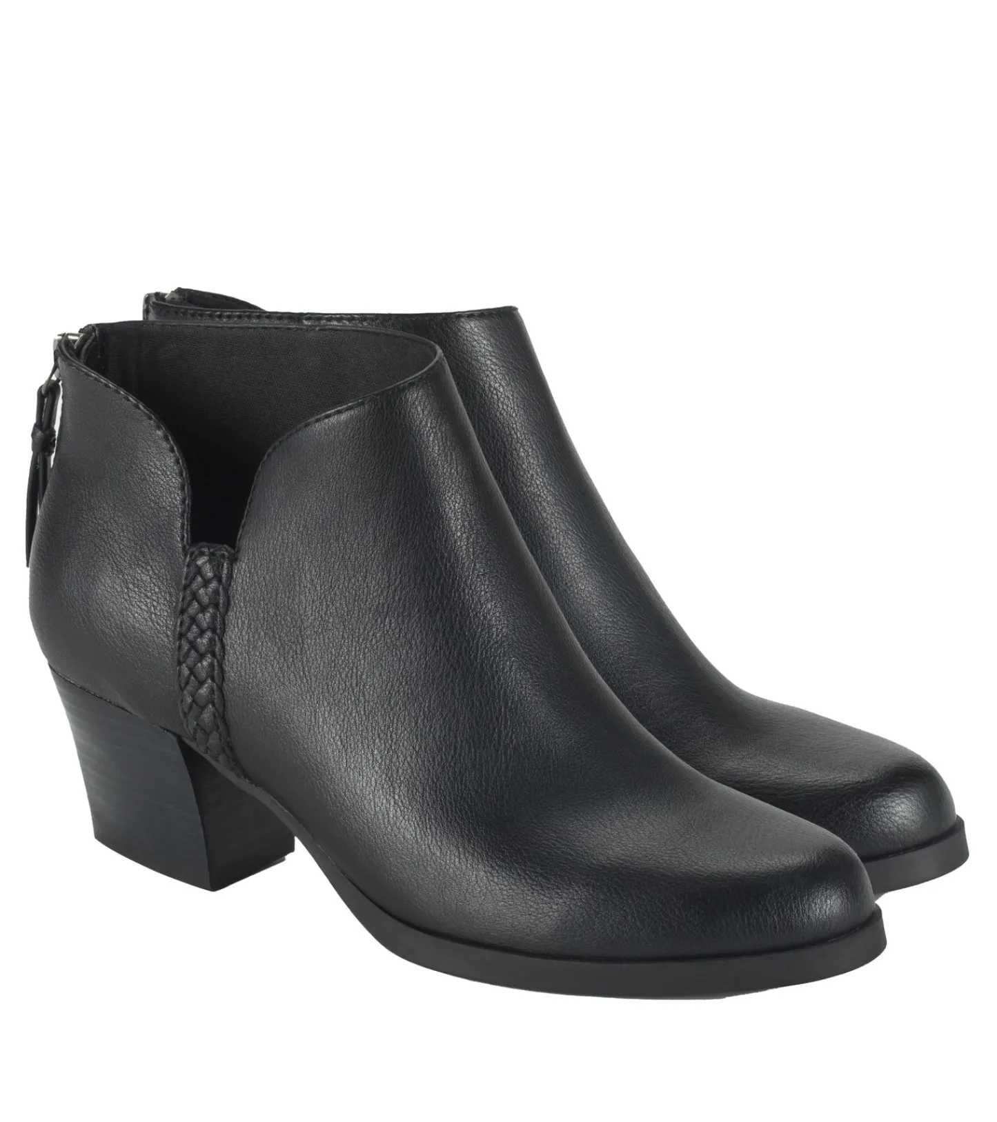 Baretraps Booties^Lauryn Block Heel Ankle Bootie Black