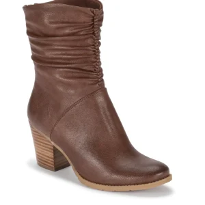 Baretraps Booties^Leslie Block Heel Slouch Boot BrushBrown