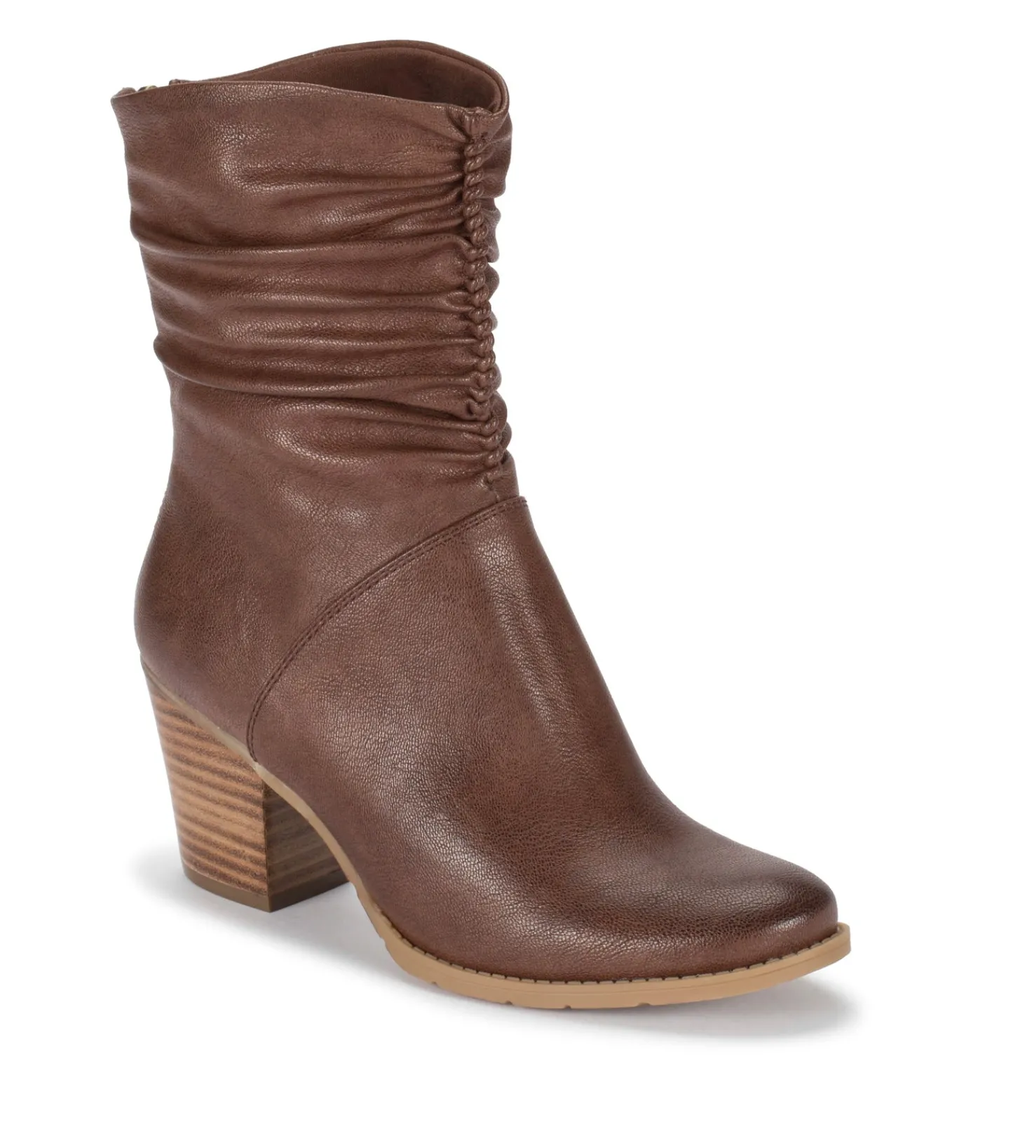 Baretraps Booties^Leslie Block Heel Slouch Boot BrushBrown
