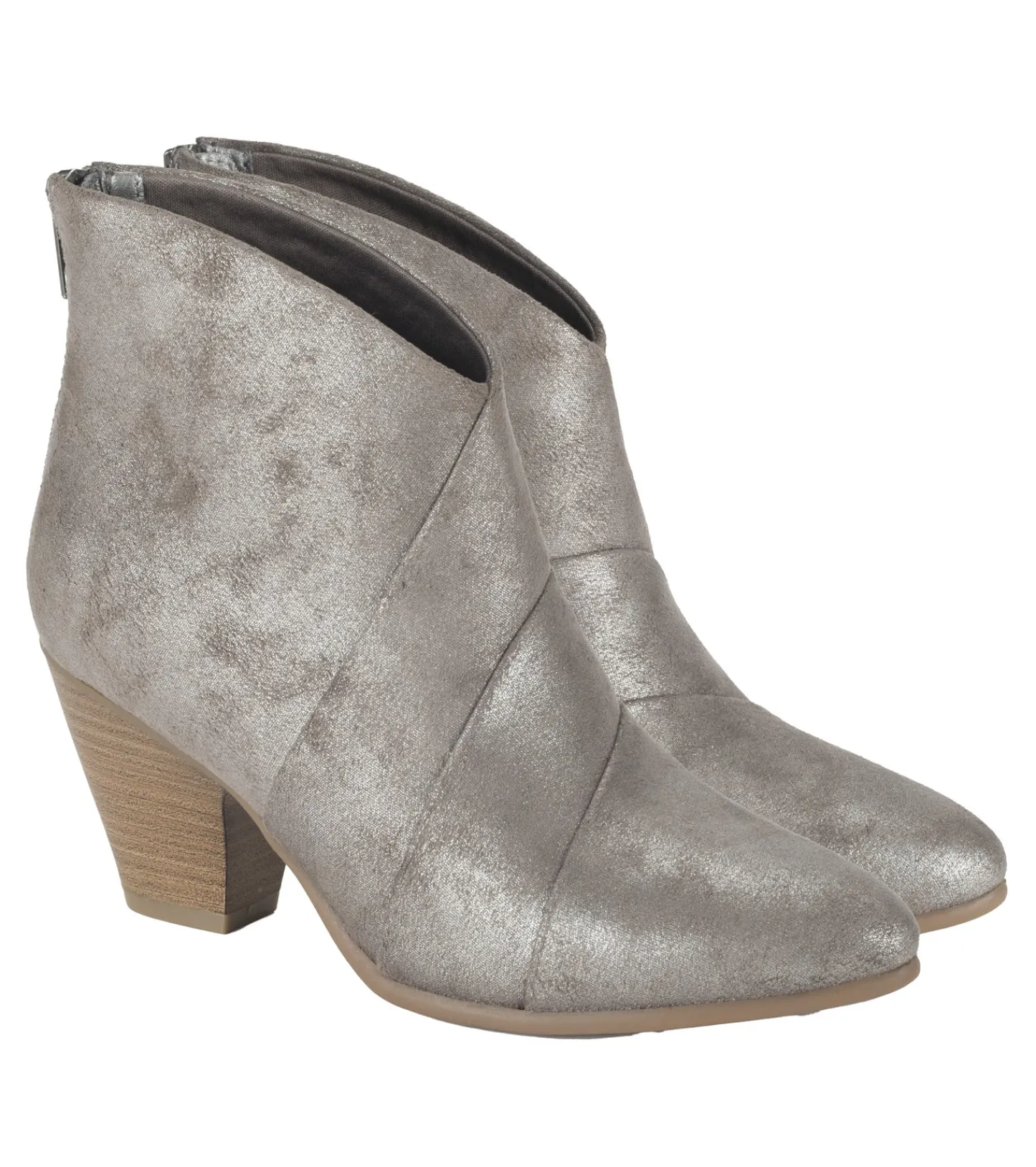 Baretraps Booties^Liberty Block Heel Bootie Gunmetal