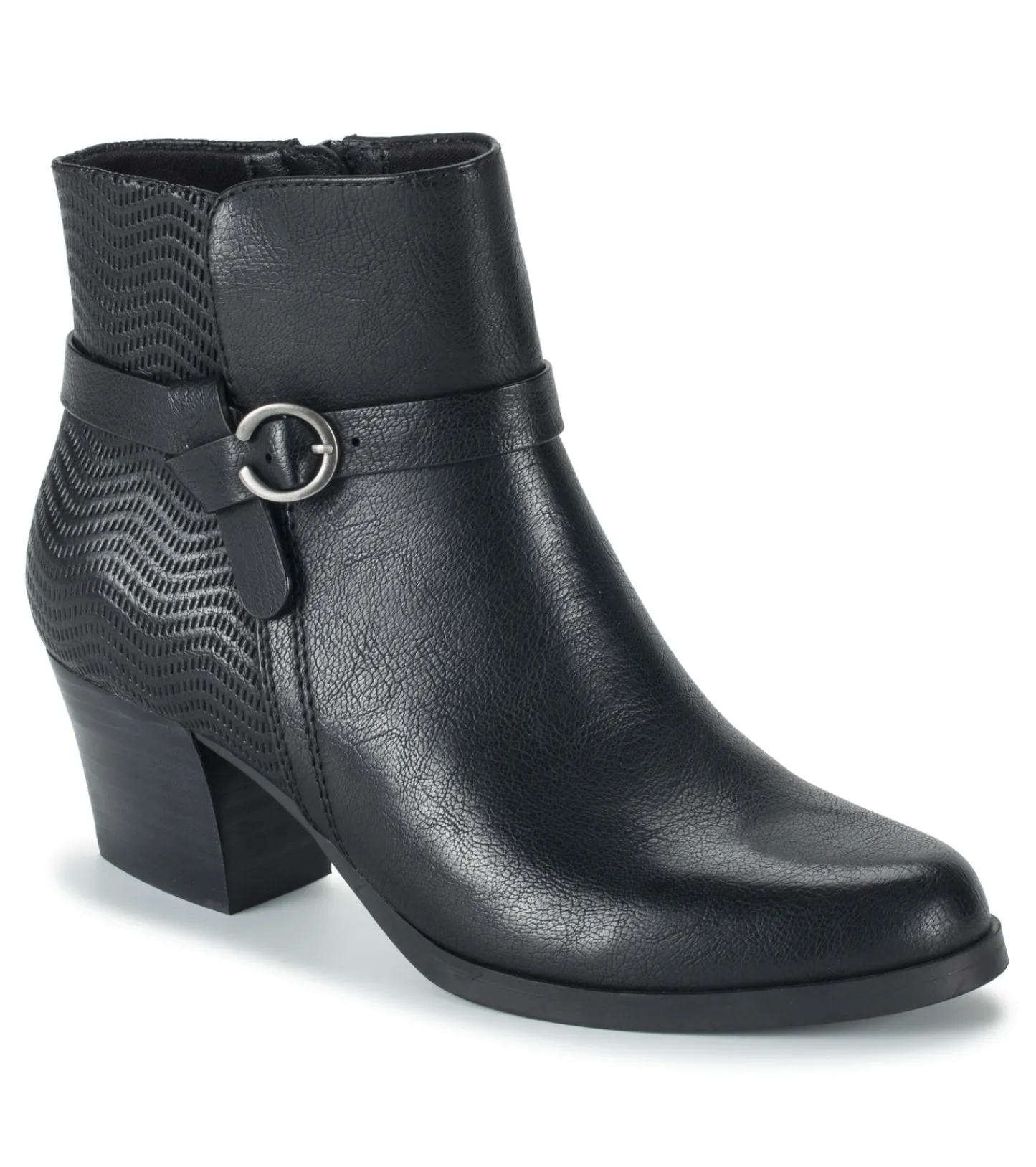 Baretraps Booties^Linda Block Heel Bootie Black