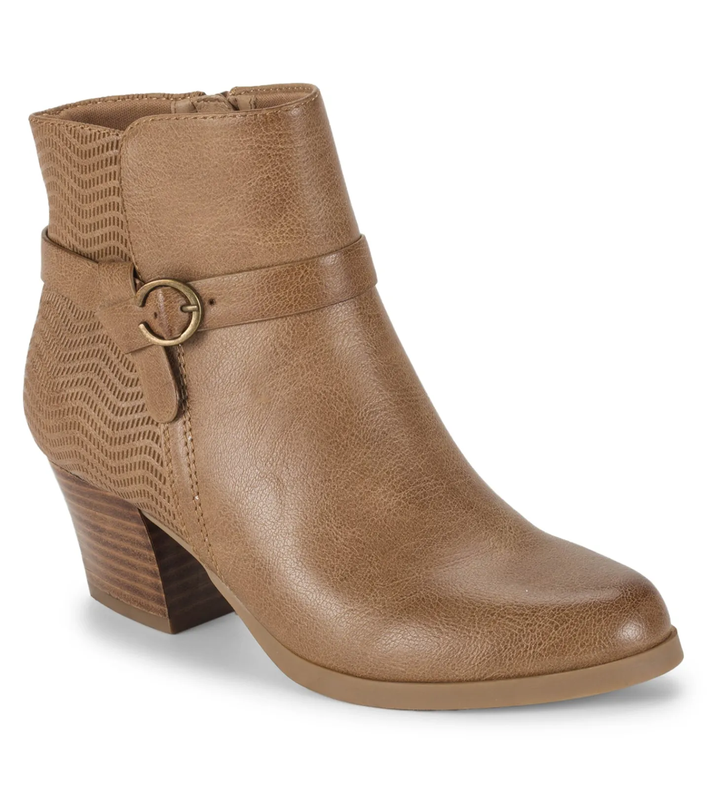 Baretraps Booties^Linda Block Heel Bootie SaltedCaramel