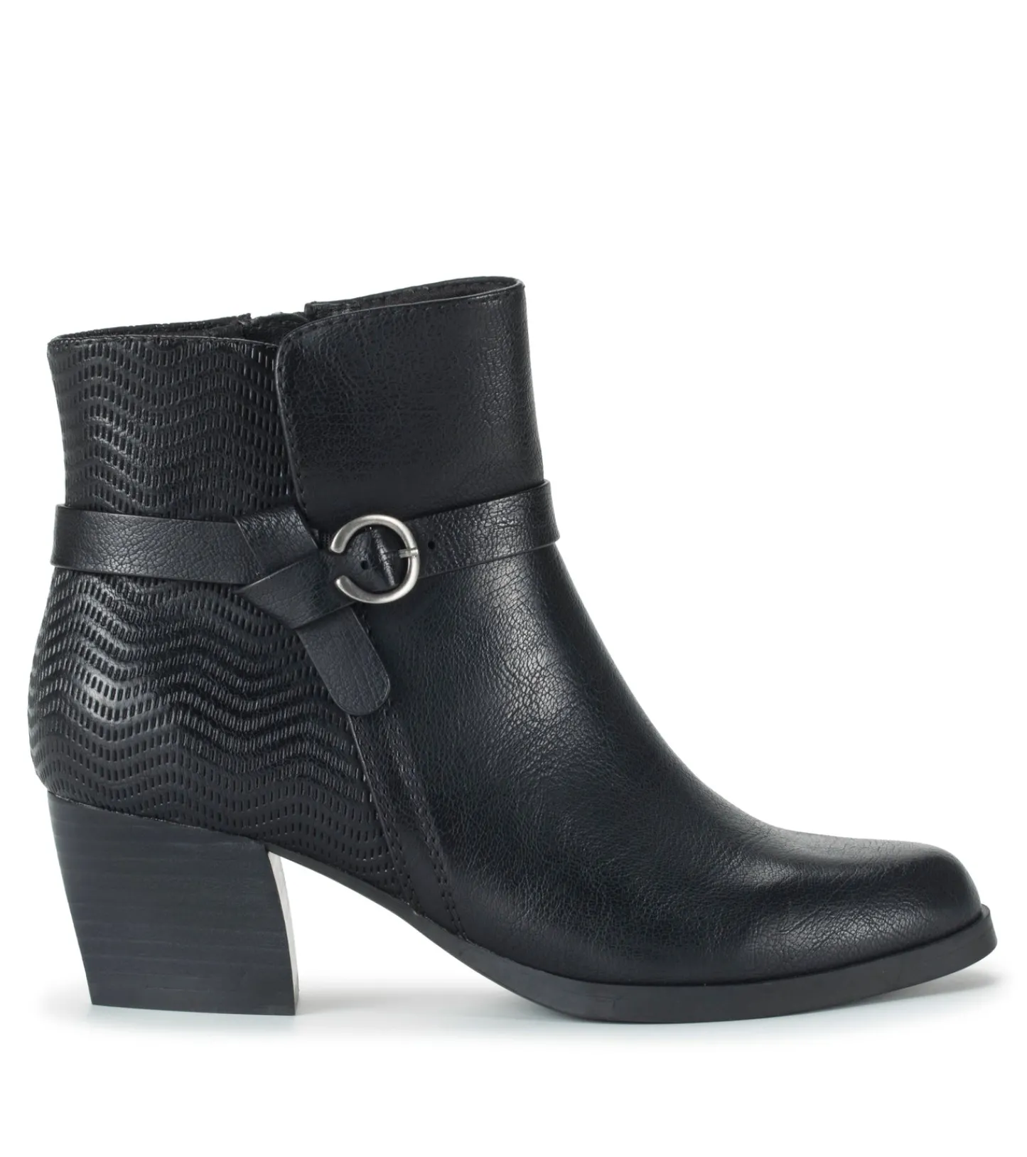 Baretraps Booties^Linda Block Heel Bootie Black