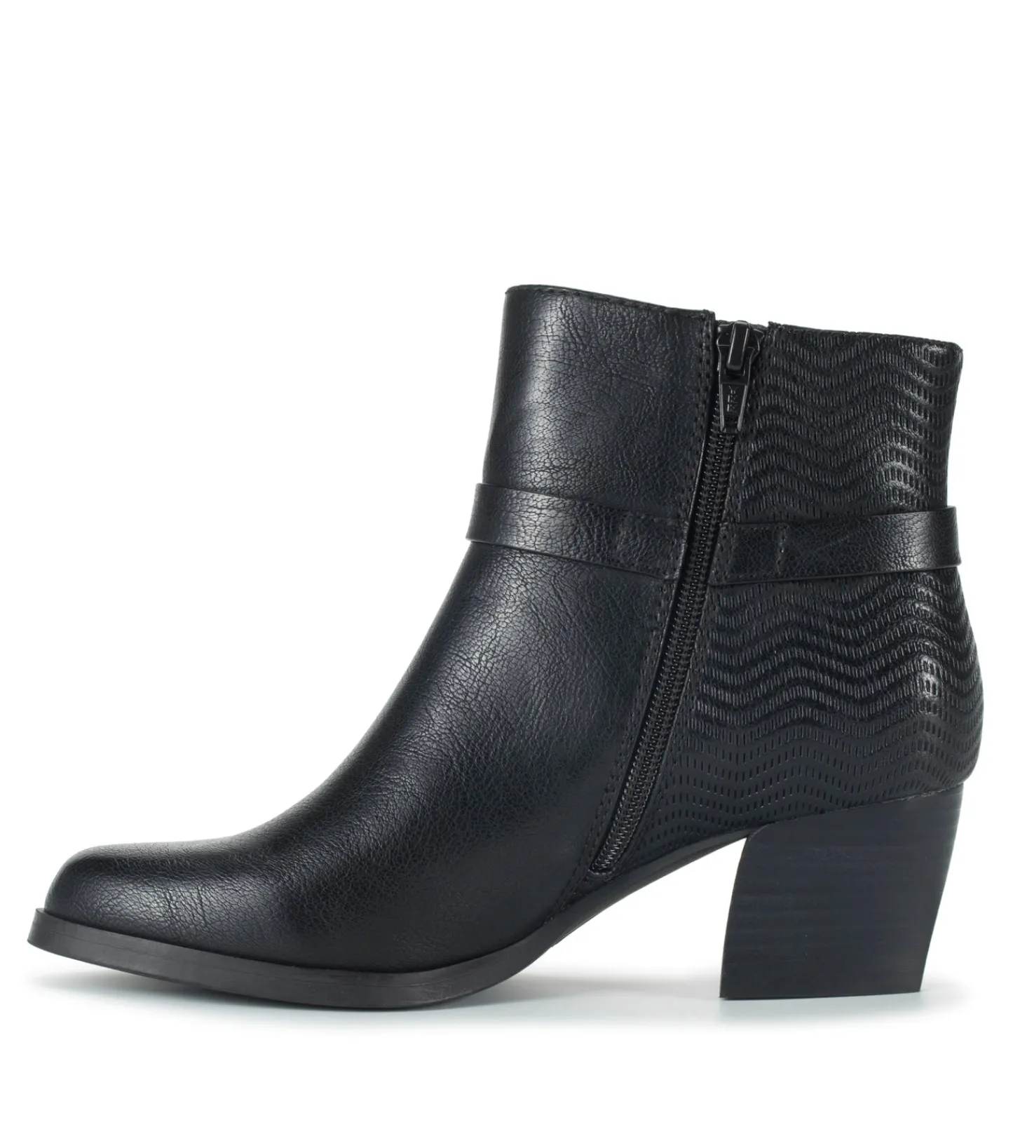 Baretraps Booties^Linda Block Heel Bootie Black
