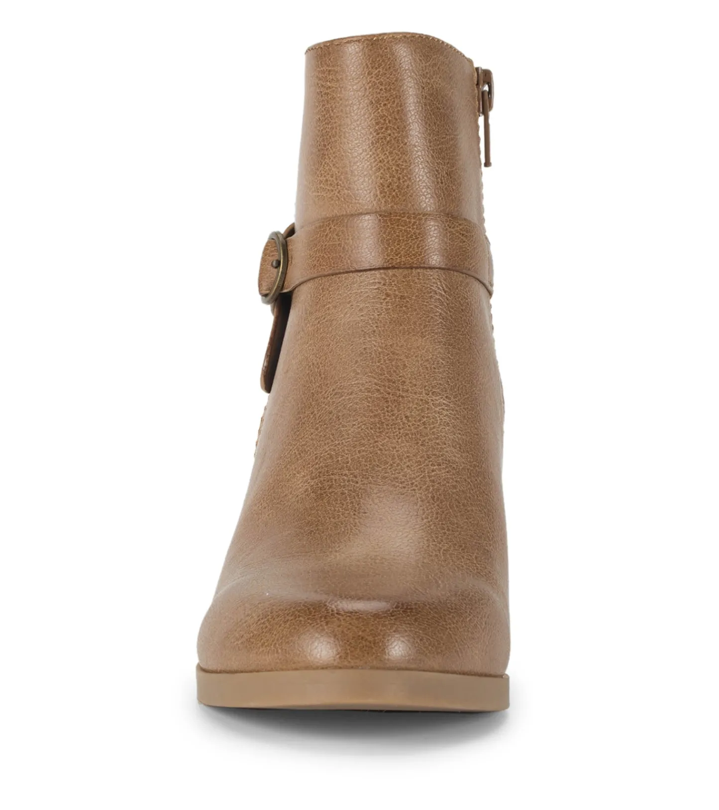 Baretraps Booties^Linda Block Heel Bootie SaltedCaramel