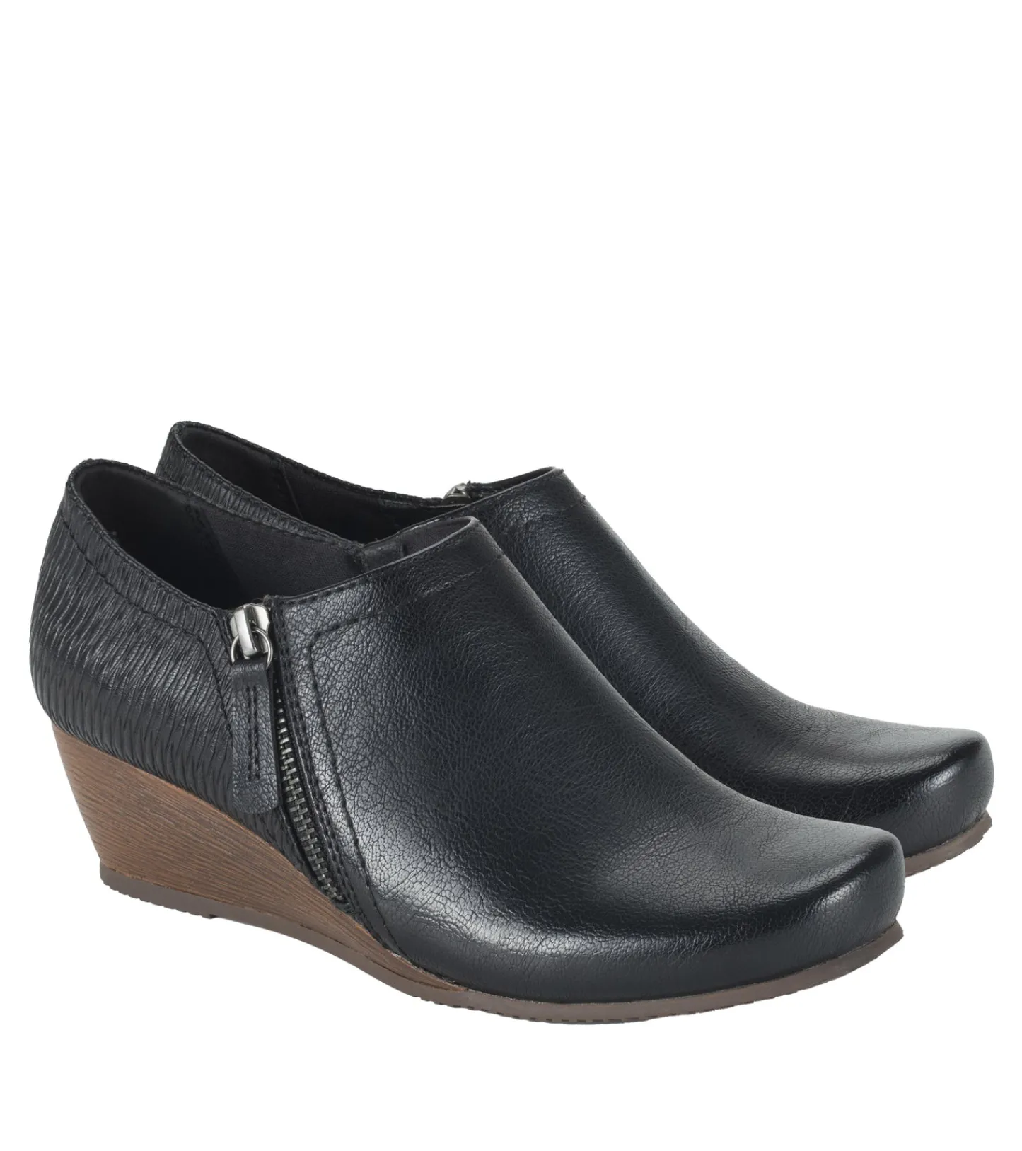 Baretraps Booties^Louise Wedge Ankle Bootie Black