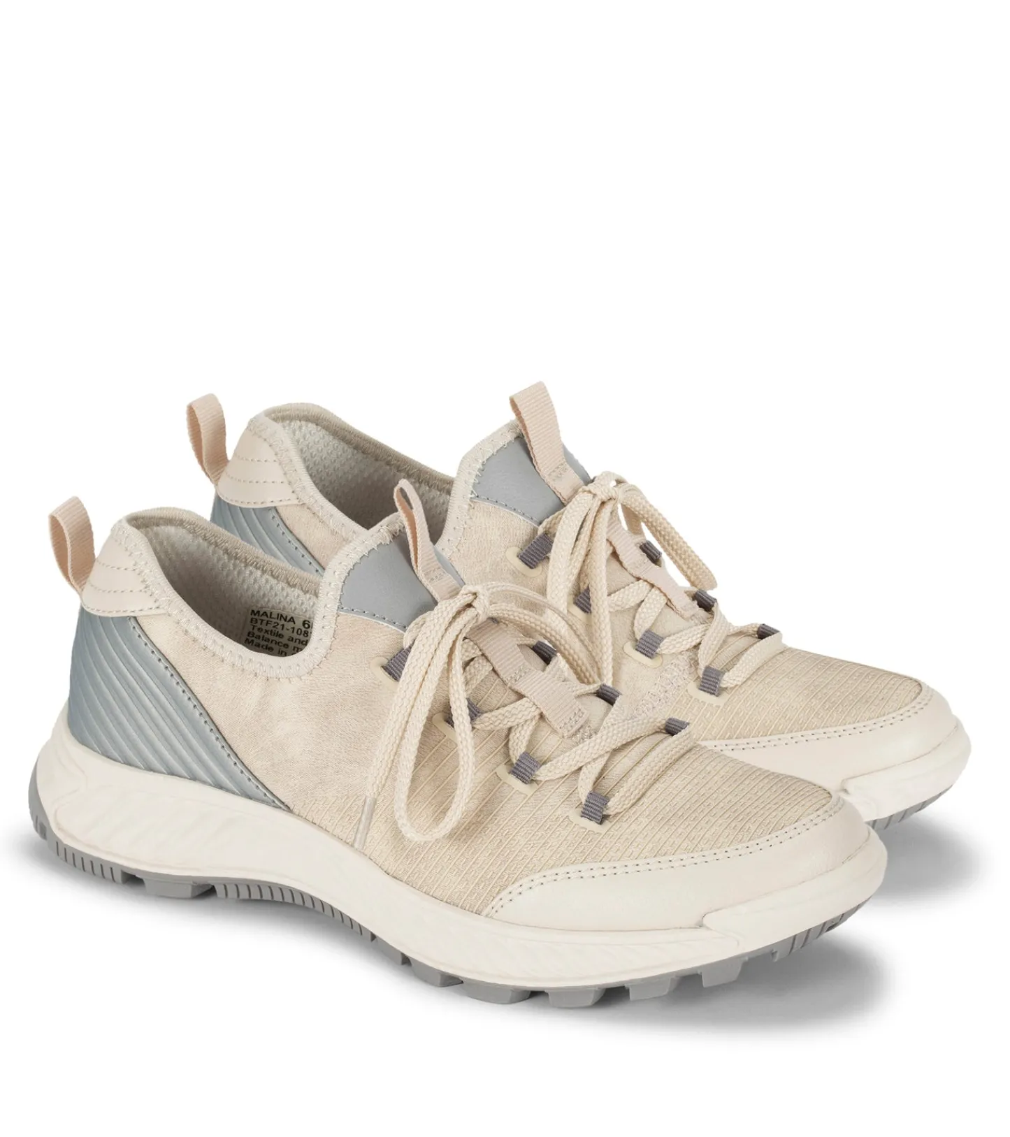 Baretraps Flats & Loafers | Sneakers^Malina Sneaker Cream/LightGrey