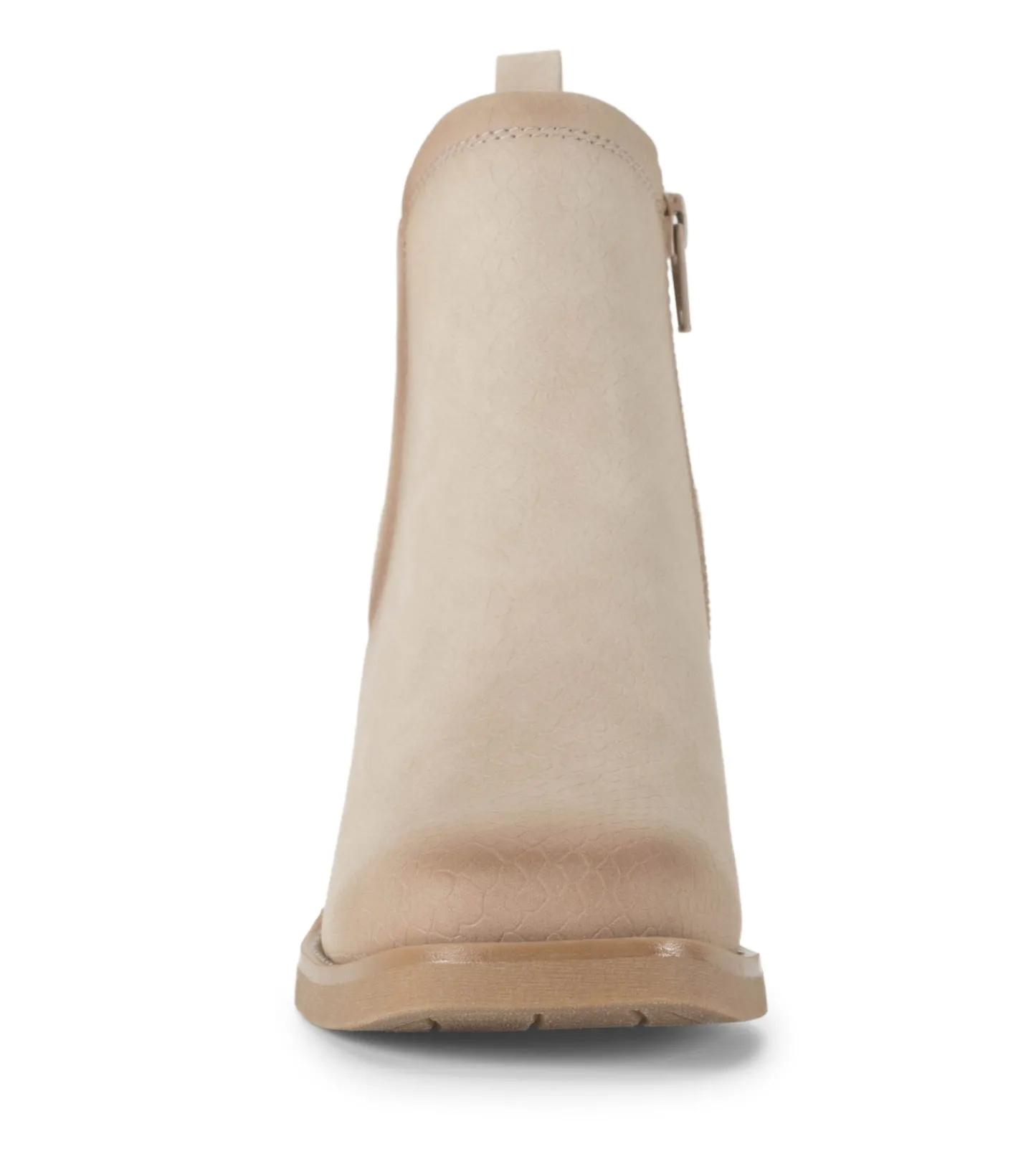 Baretraps Booties^Maria Block Heel Bootie Oatmeal
