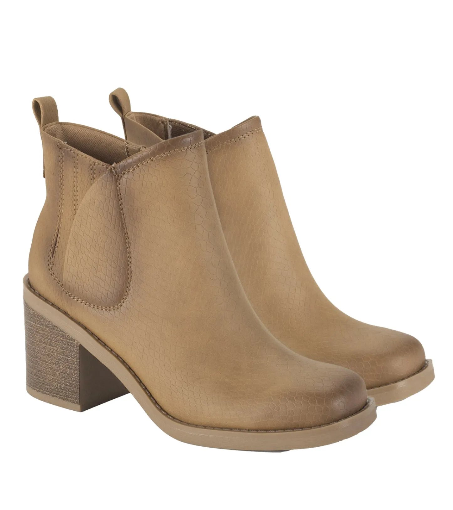Baretraps Booties^Maria Block Heel Bootie Sandstone