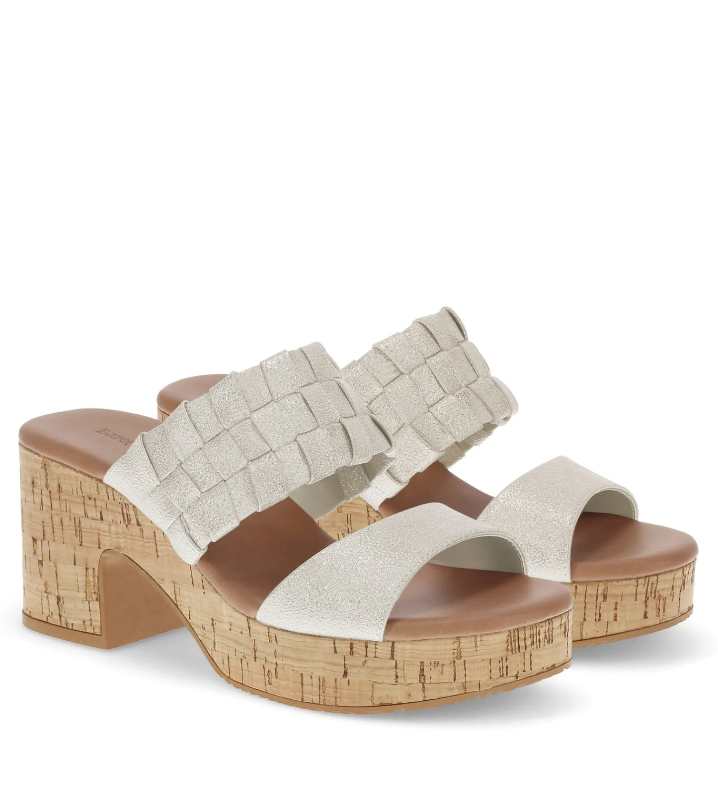 Baretraps Slides & Slip On Sandals^Mavis Block Heel Slide Sandal Champagne