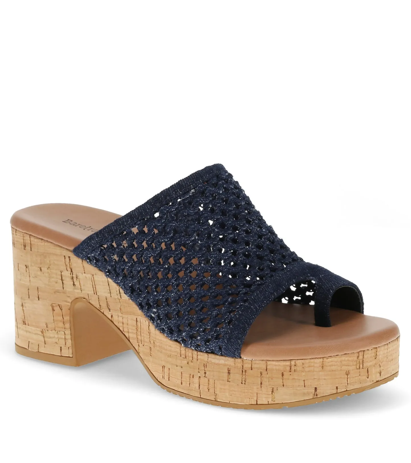 Baretraps Slides & Slip On Sandals^Michaela Block Heel Sandal DarkDenim
