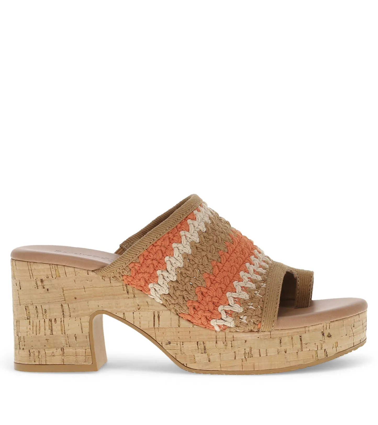 Baretraps Slides & Slip On Sandals^Michaela Block Heel Sandal OrangeAidMulti