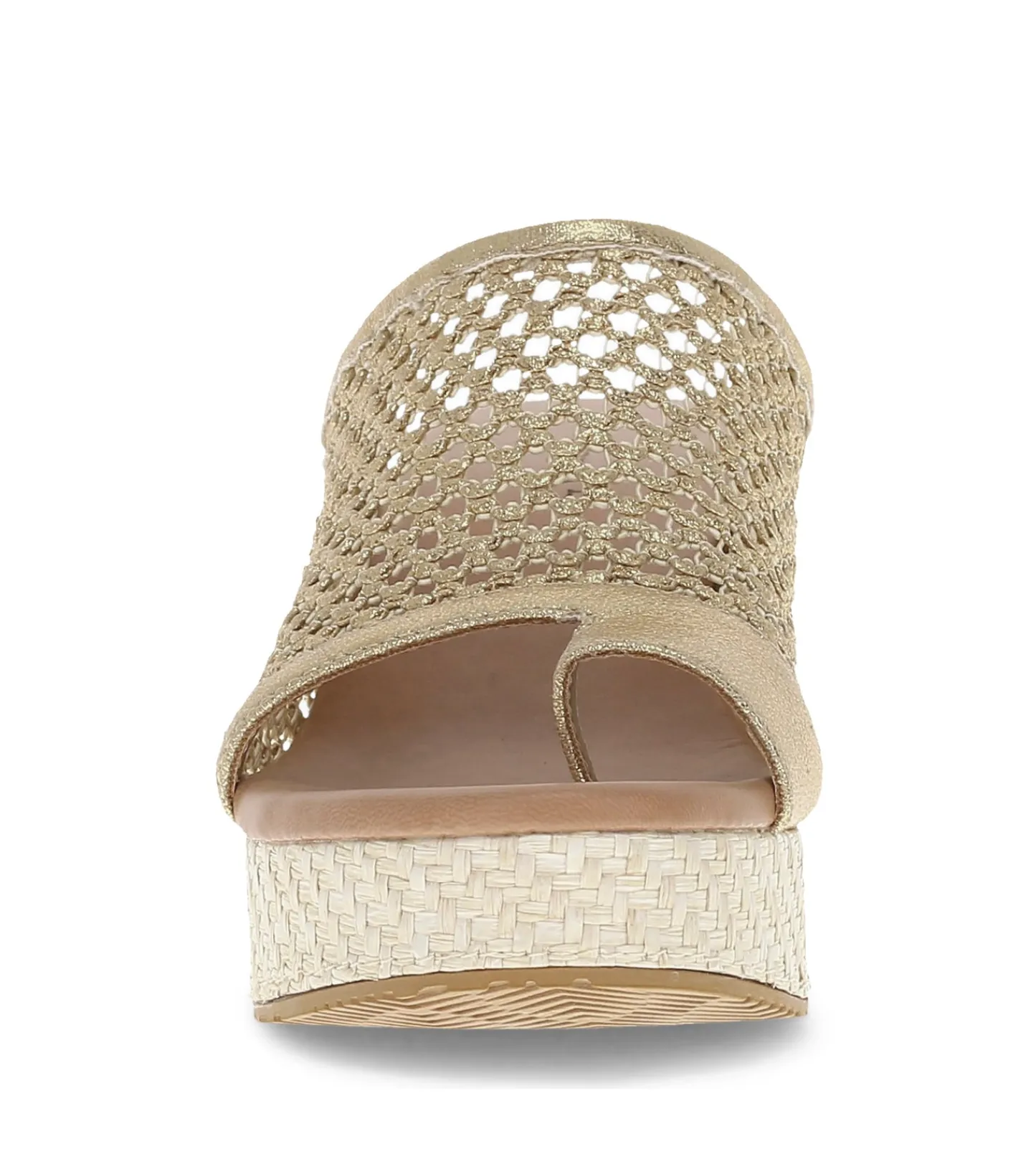 Baretraps Slides & Slip On Sandals^Michaela Block Heel Sandal OldGold