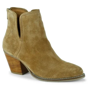 Baretraps Booties^Nanny Block Heel Bootie CognacSuede