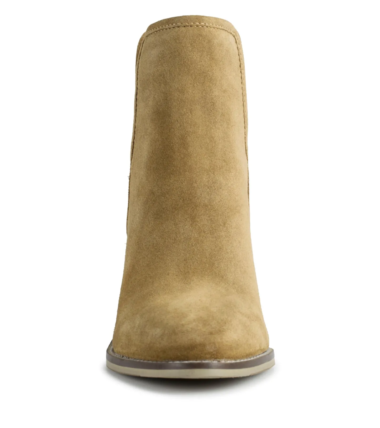 Baretraps Booties^Nanny Block Heel Bootie CognacSuede
