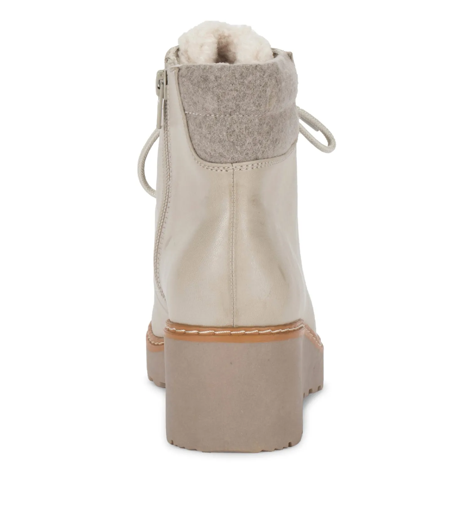 Baretraps Booties^Nasha Lace Up Wedge Bootie Taupe