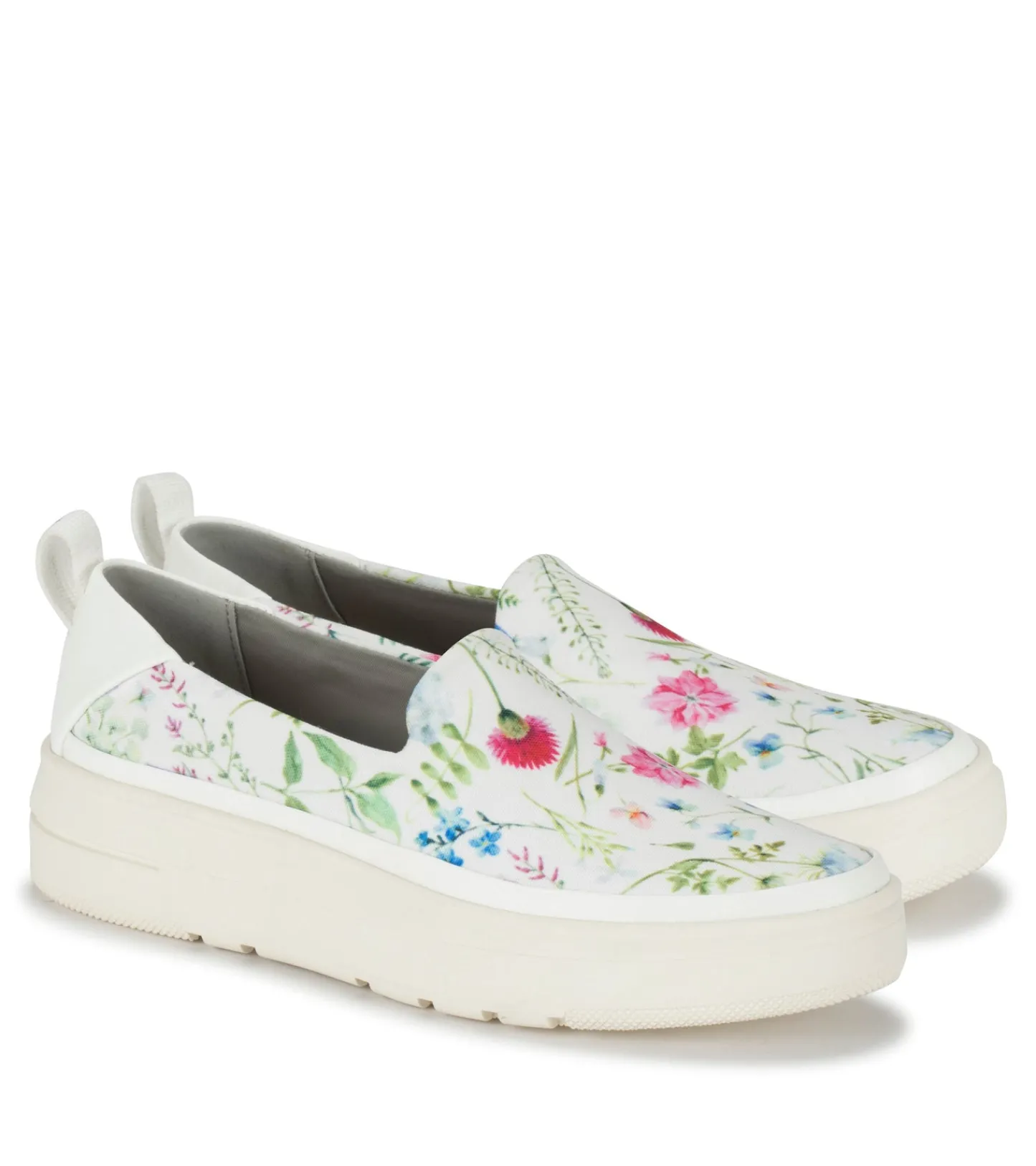Baretraps Flats & Loafers | Sneakers^Nevin Slip On Sneaker WhiteMultiFlowerCanvas