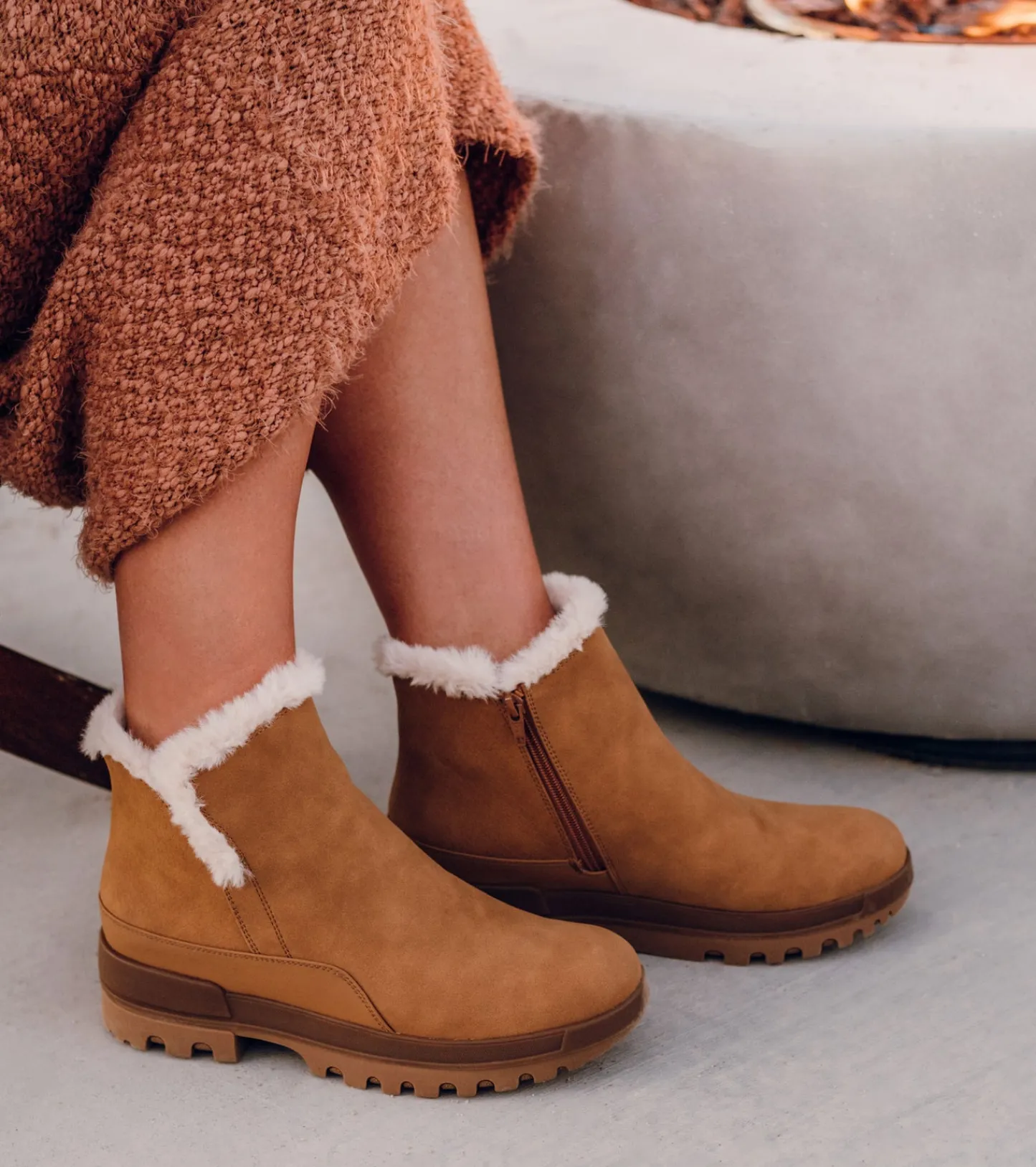 Baretraps Booties | Cold Weather Boots^Noemi Cold Weather Bootie Cognac