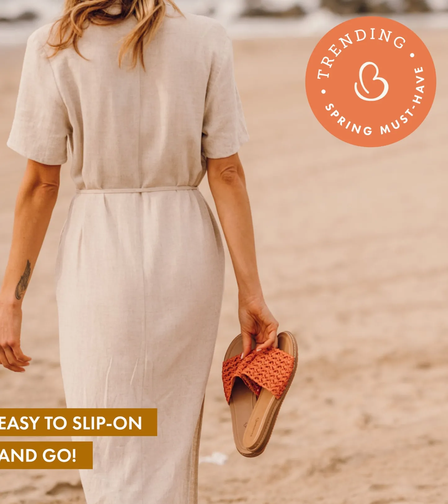 Baretraps Slides & Slip On Sandals^Noya Slide Sandal OrangeAid
