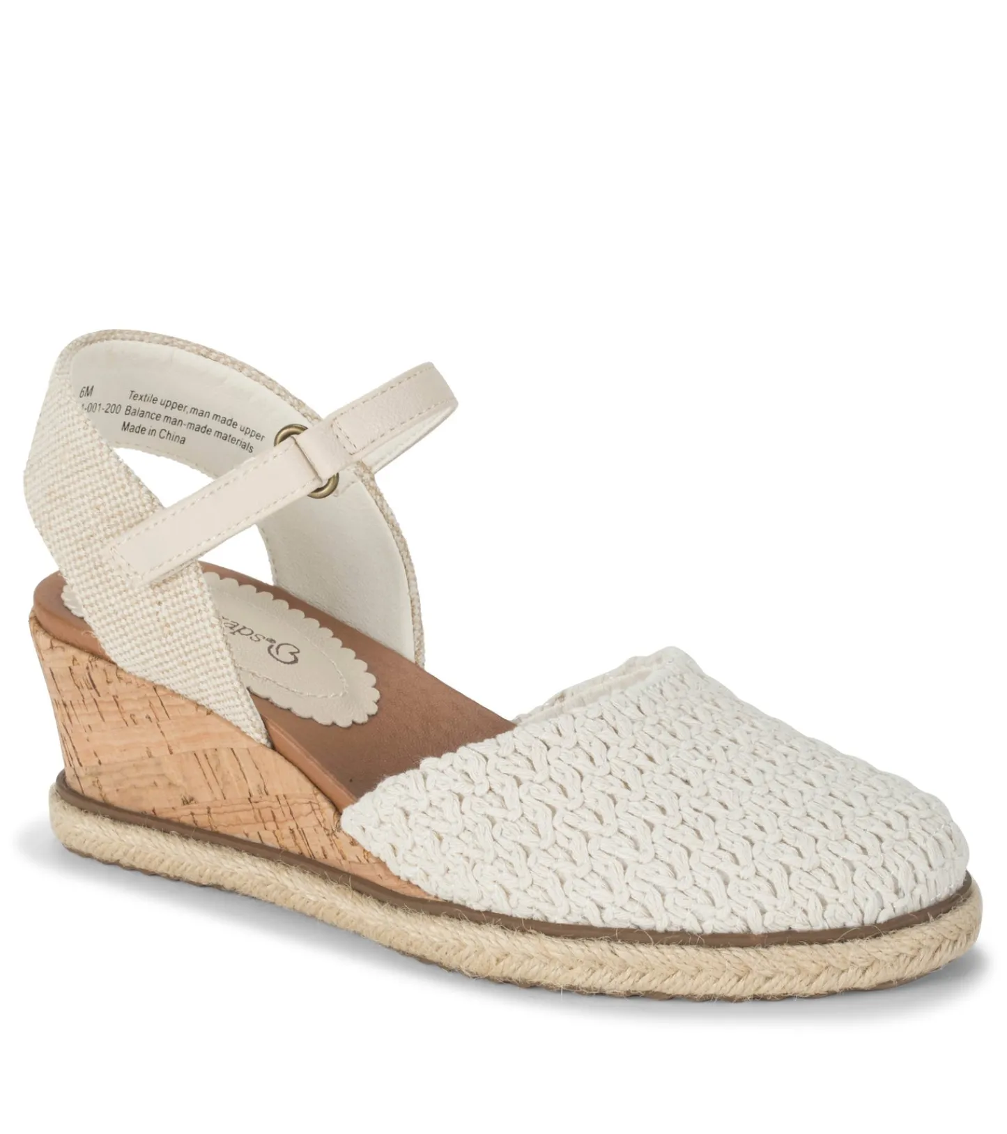 Baretraps Wedge Sandals^Ocean Closed Toe Wedge Sandal Natural