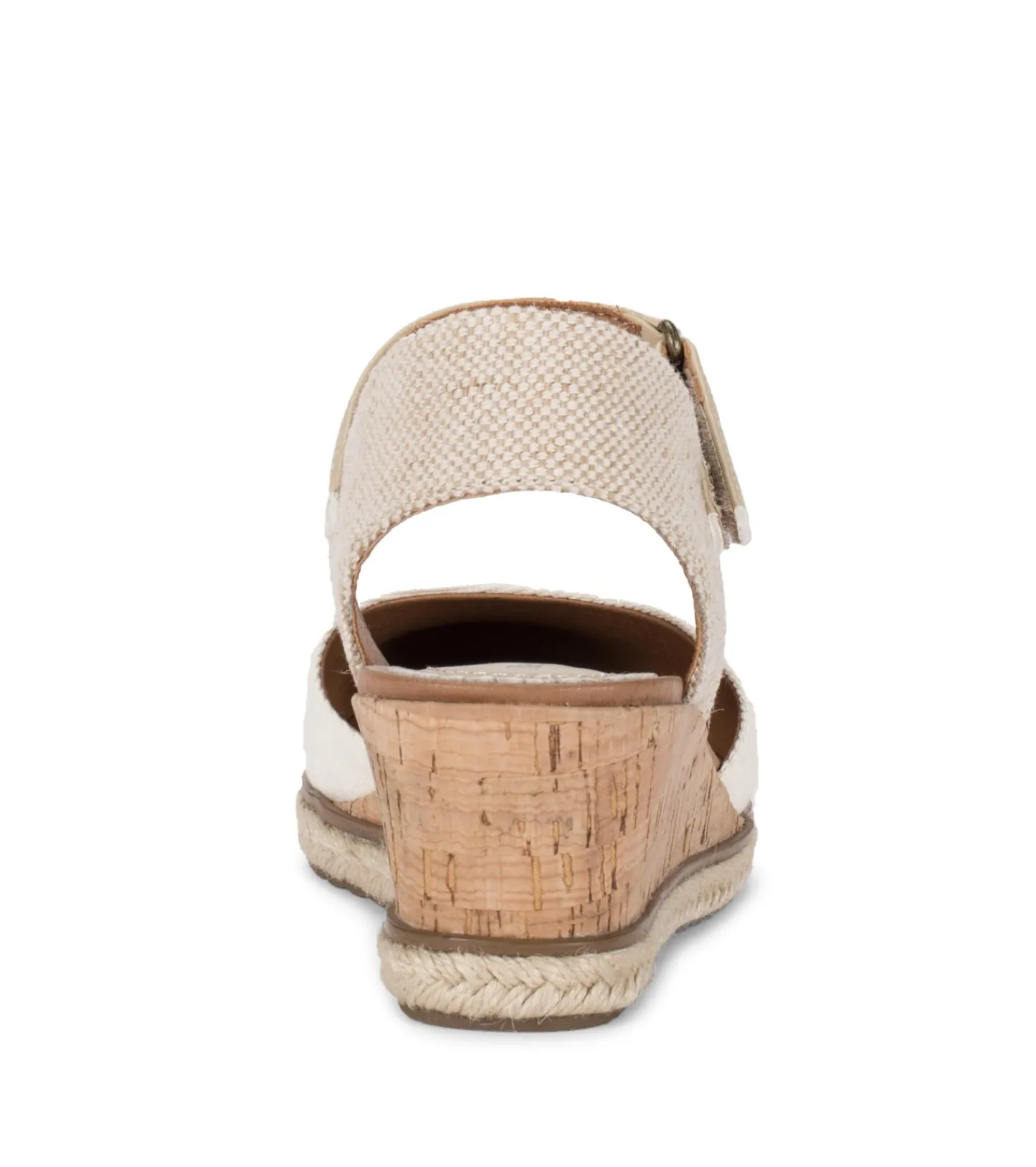 Baretraps Wedge Sandals^Ocean Closed Toe Wedge Sandal Cream
