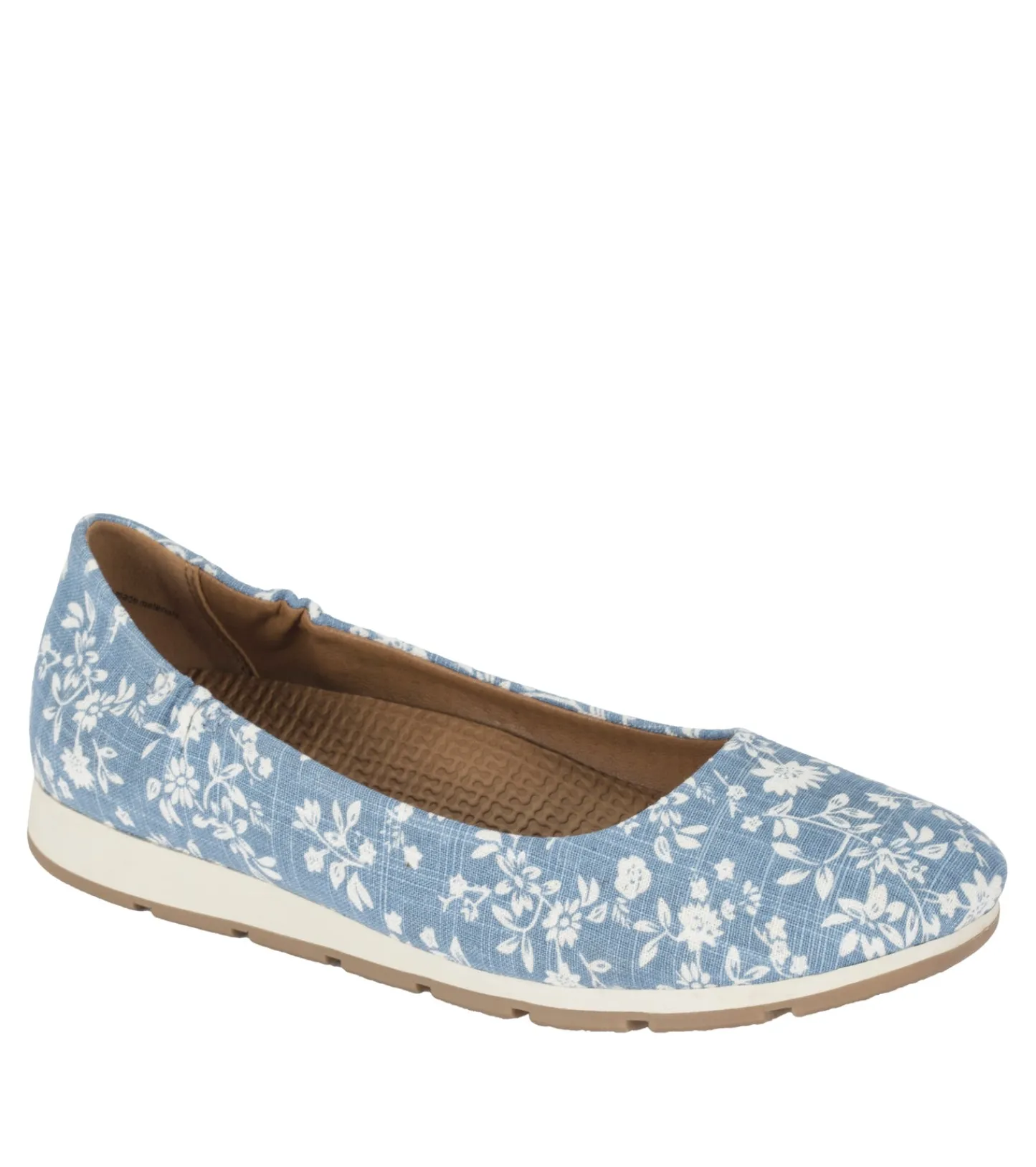 Baretraps Flats & Loafers^Prim Slip On Blue/WhiteFlowerCanvas