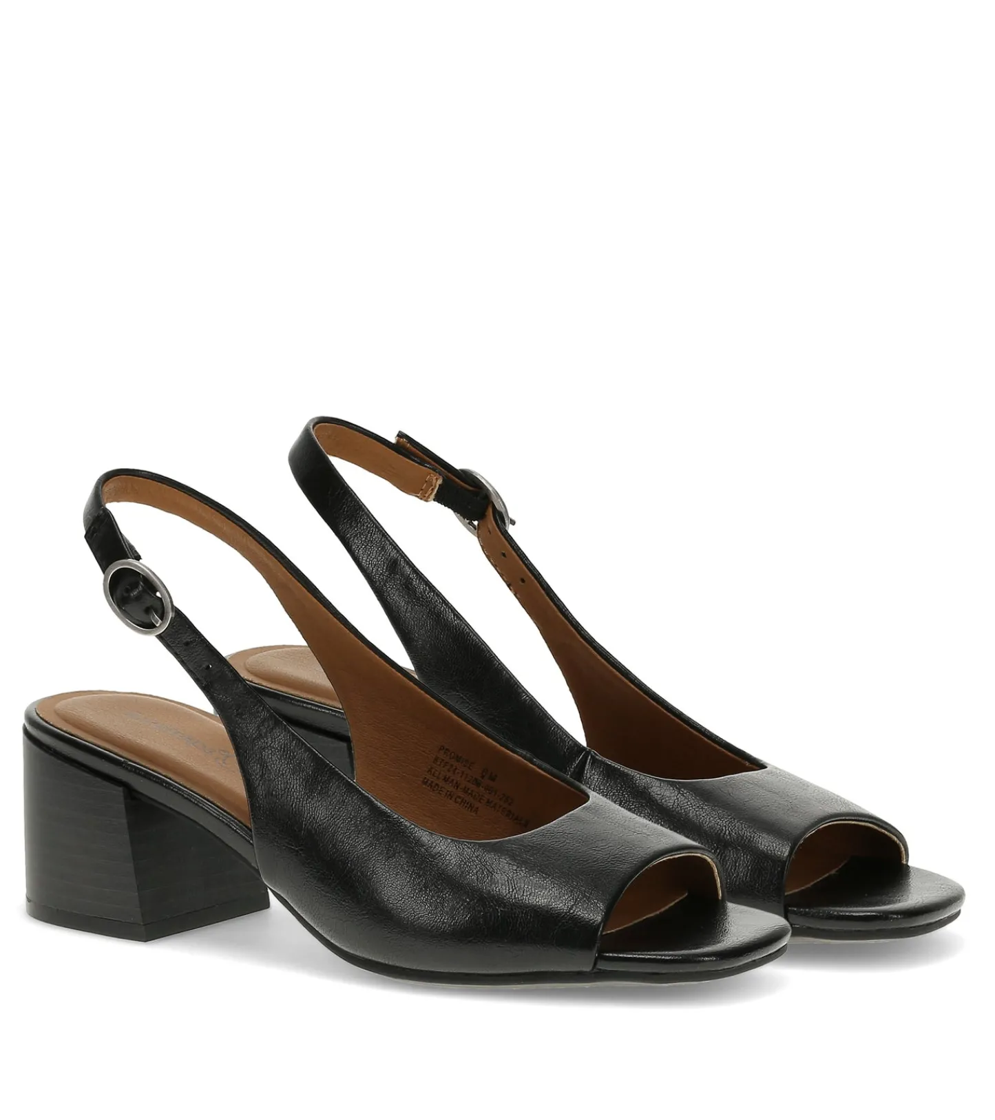 Baretraps Dress Shoes^Promise Peep Toe Slingback Pump Black