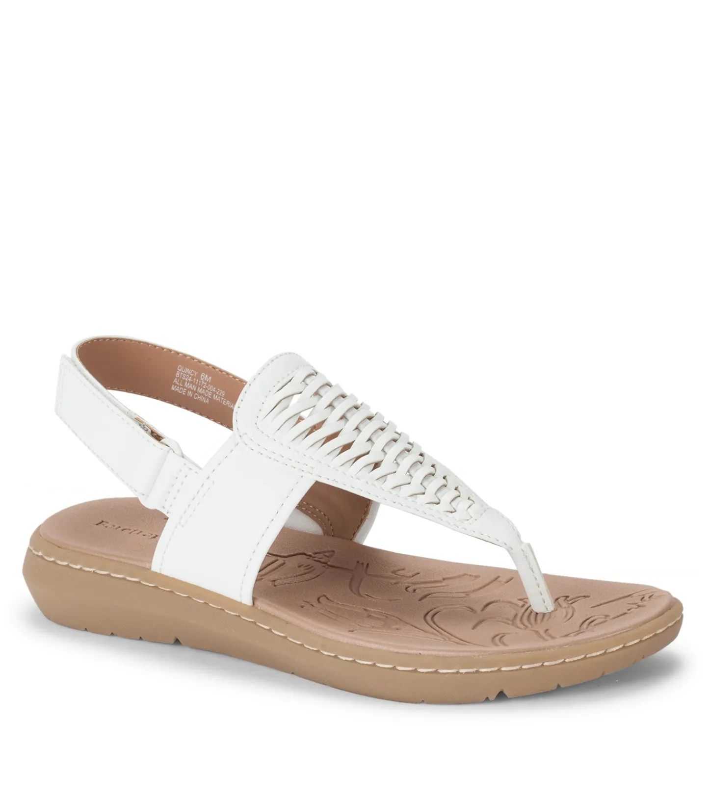 Baretraps Classic Comfort Sandals^Quincy Sandal White