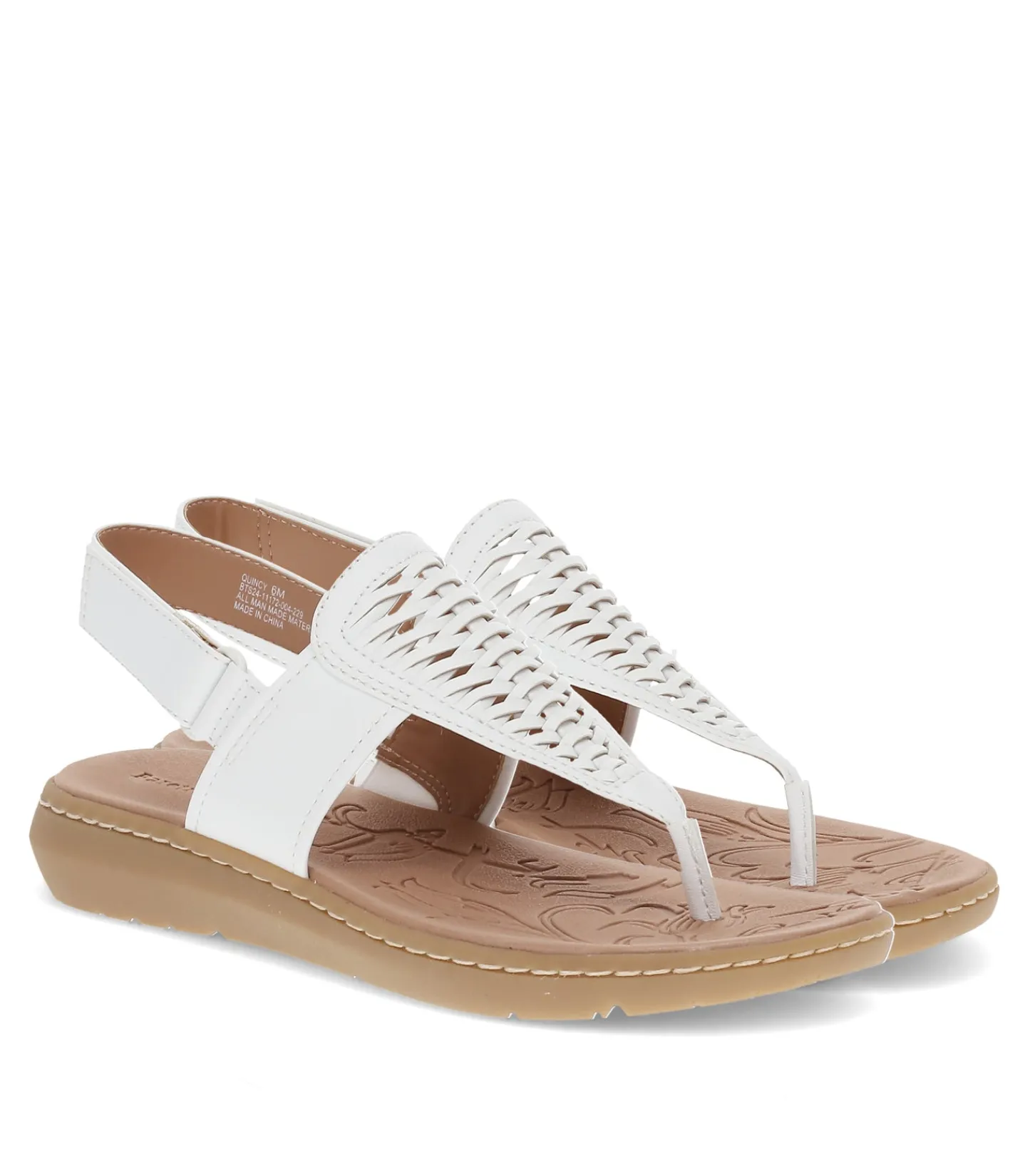 Baretraps Classic Comfort Sandals^Quincy Sandal White