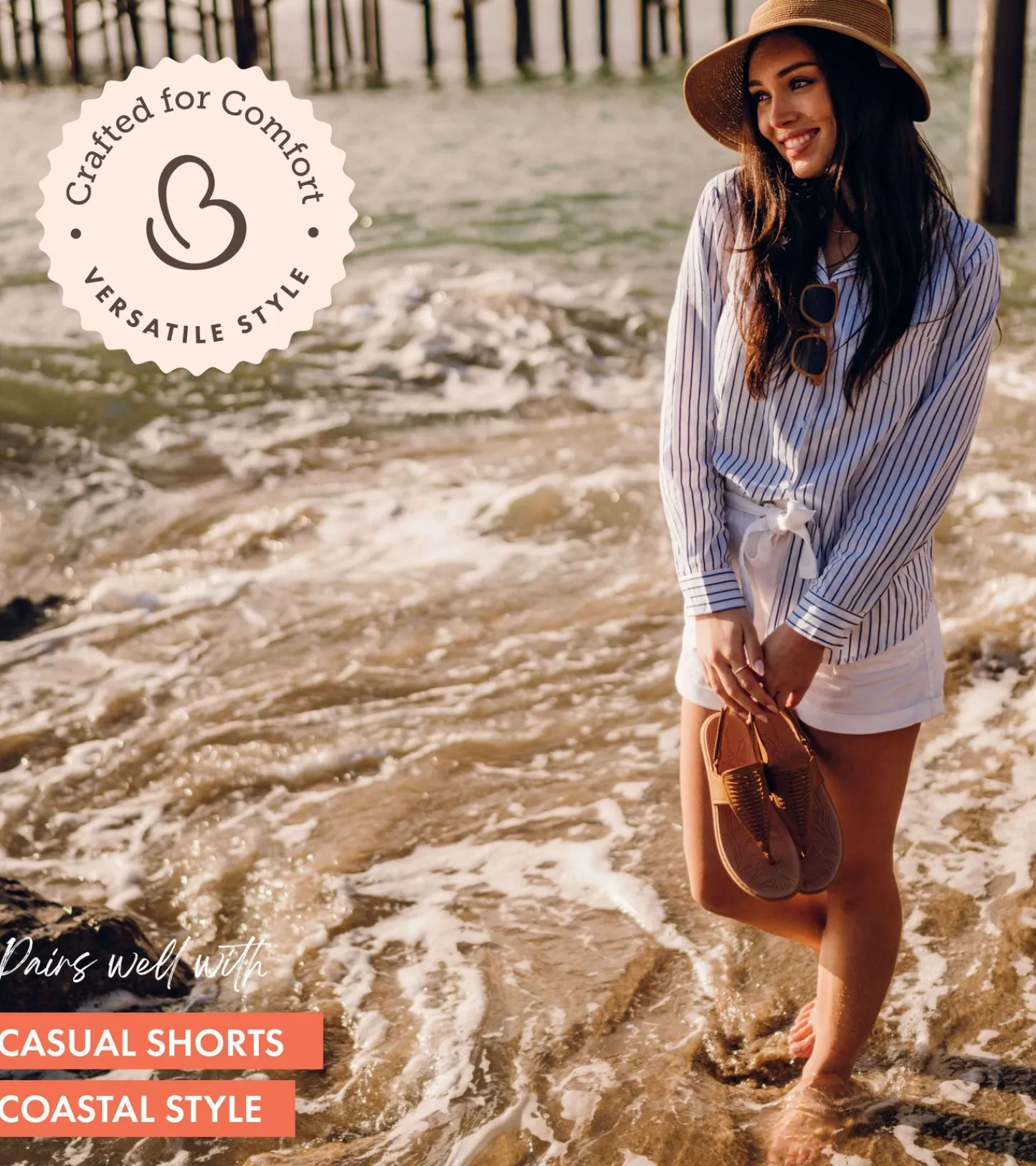 Baretraps Classic Comfort Sandals^Quincy Sandal Caramel