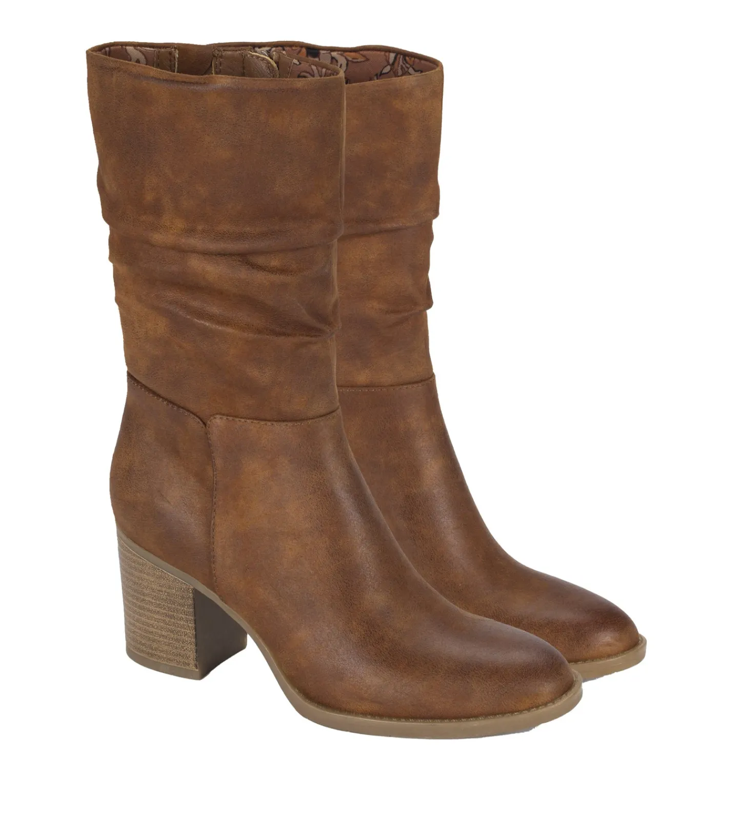 Baretraps Knee High Boots^Raz Mid Calf Boot Toffee