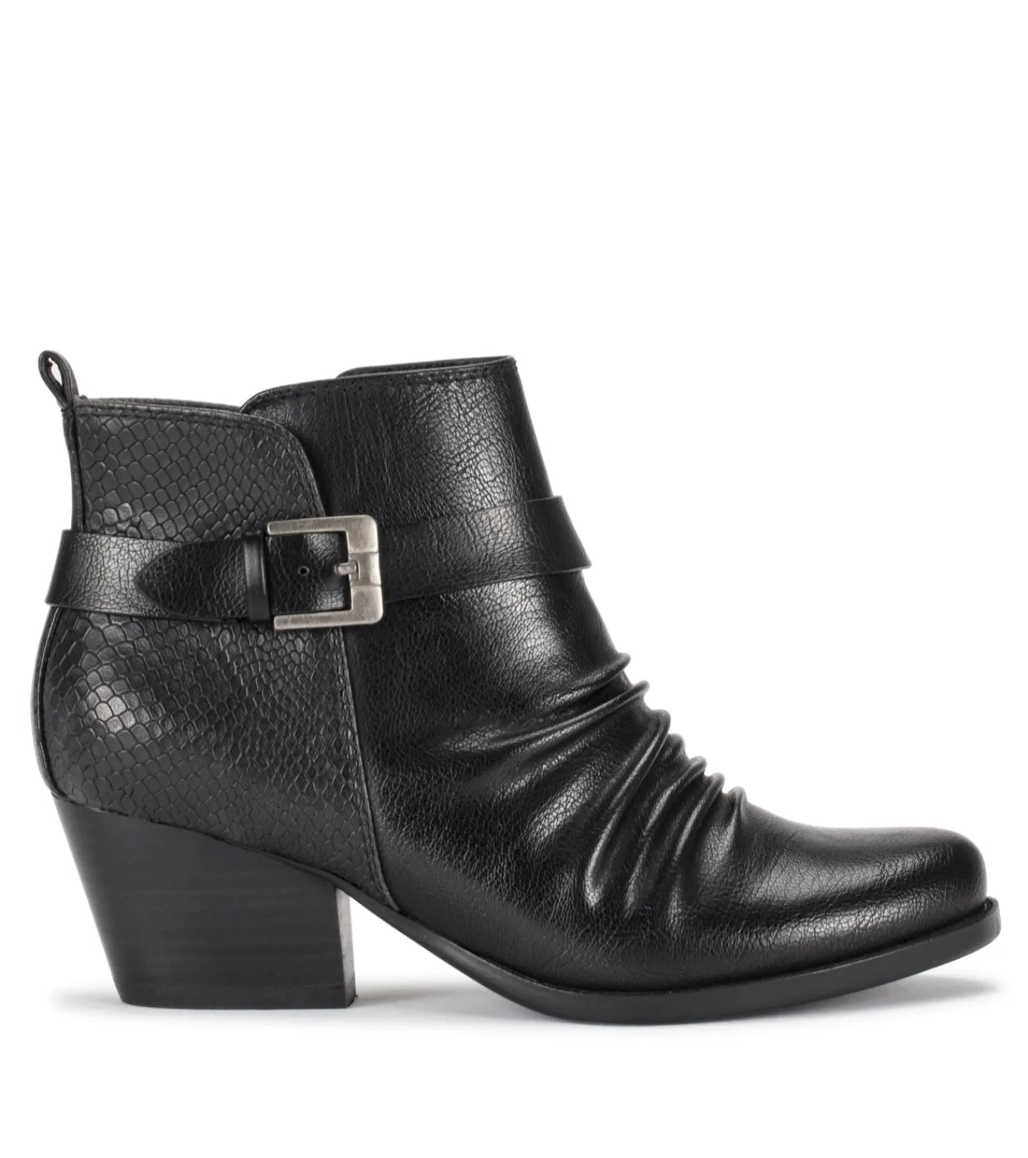 Baretraps Booties^Rebel Block Heel Bootie Black