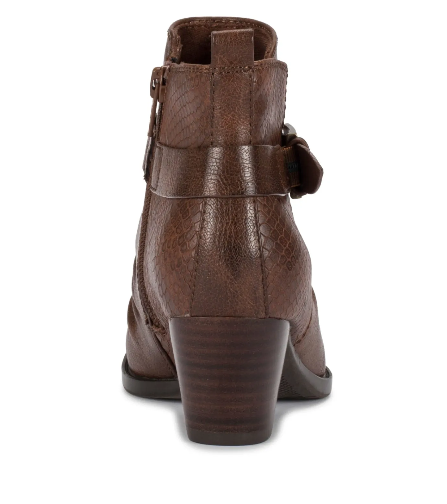Baretraps Booties^Rebel Block Heel Bootie DarkBrown