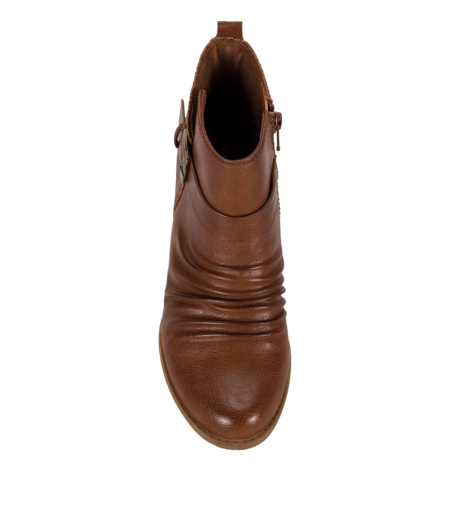 Baretraps Booties^Rebel Block Heel Bootie Cognac