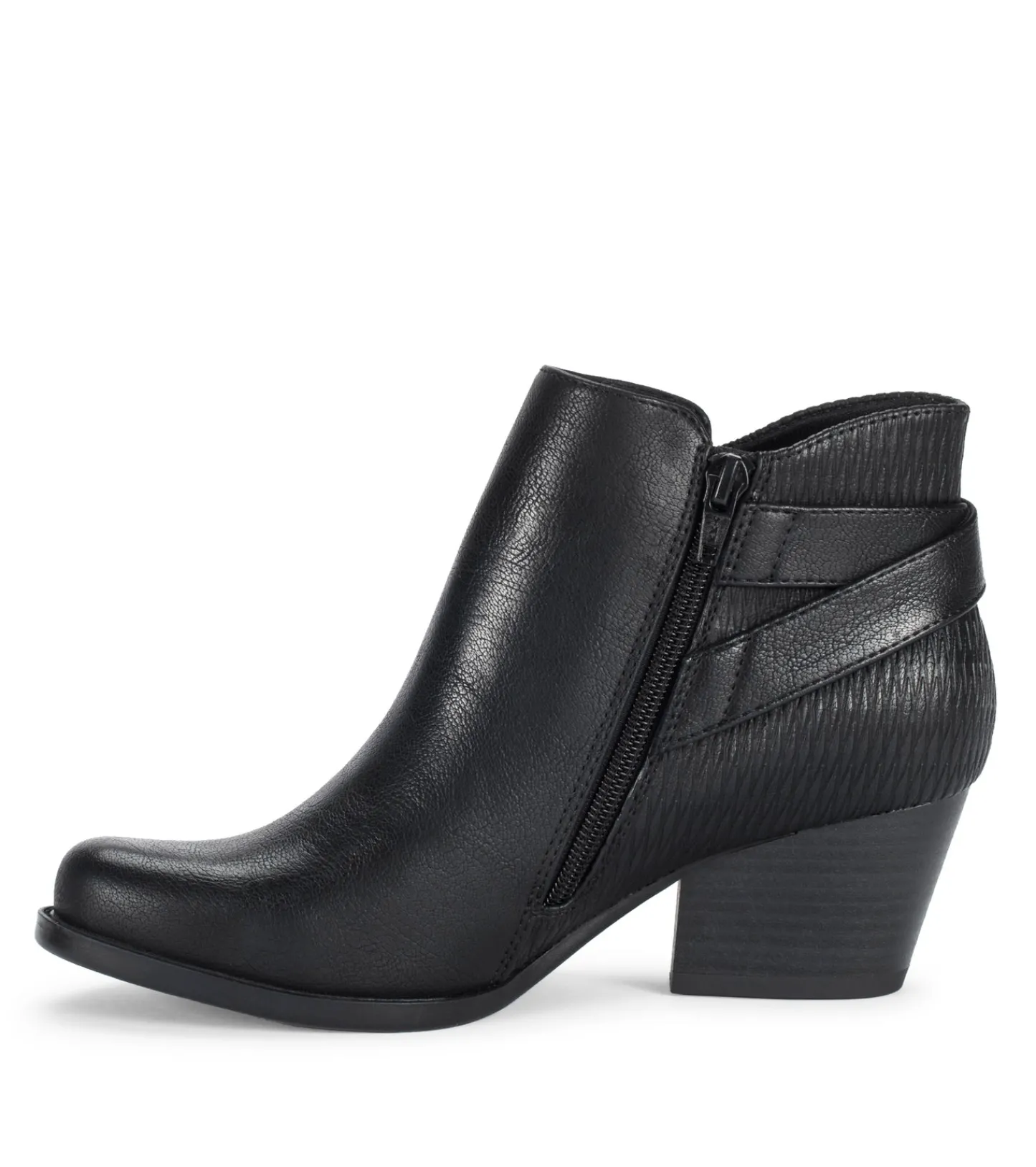 Baretraps Booties^Reggie Block Heel Bootie BlackWaveEmboss