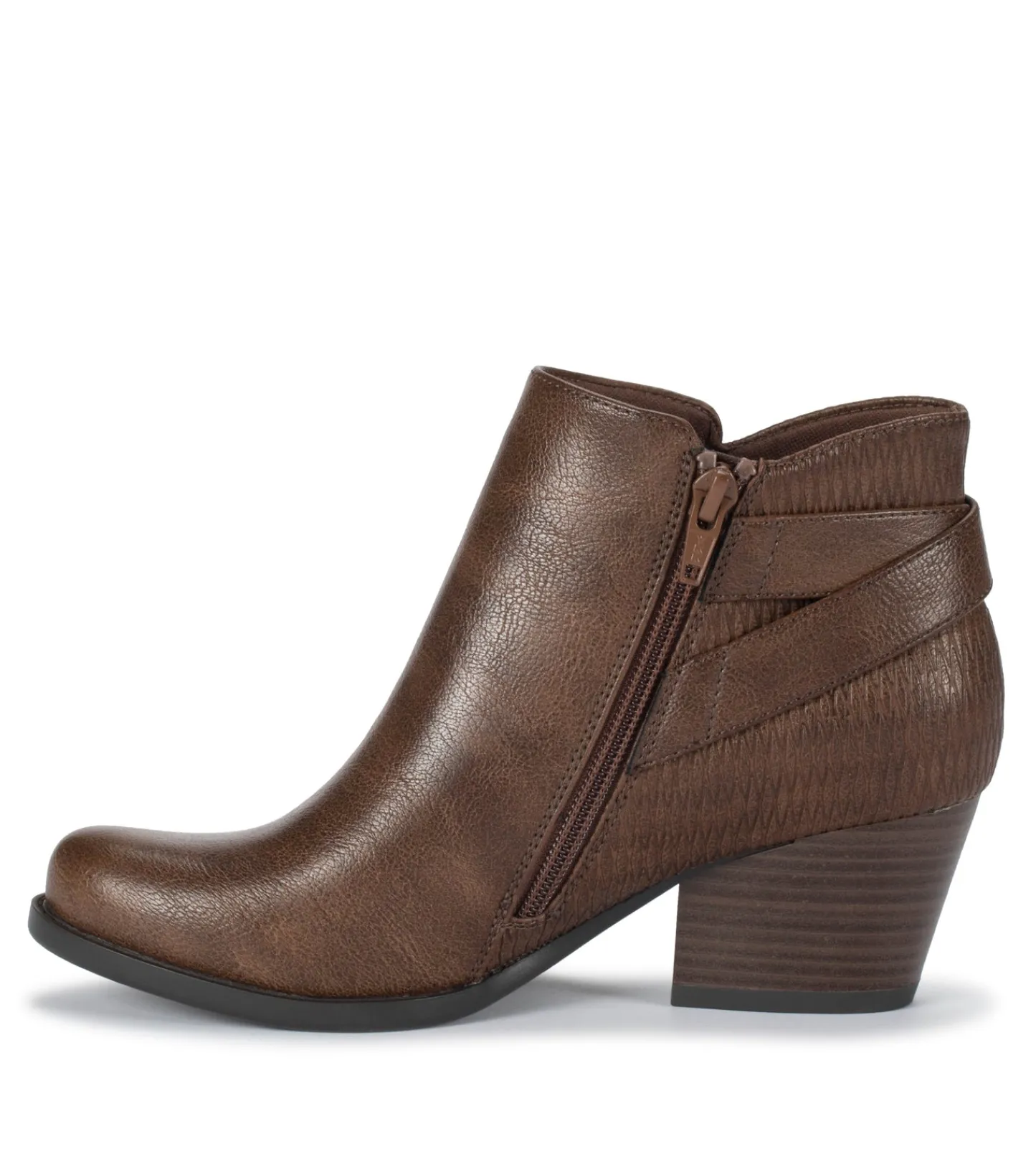 Baretraps Booties^Reggie Block Heel Bootie DarkBrown