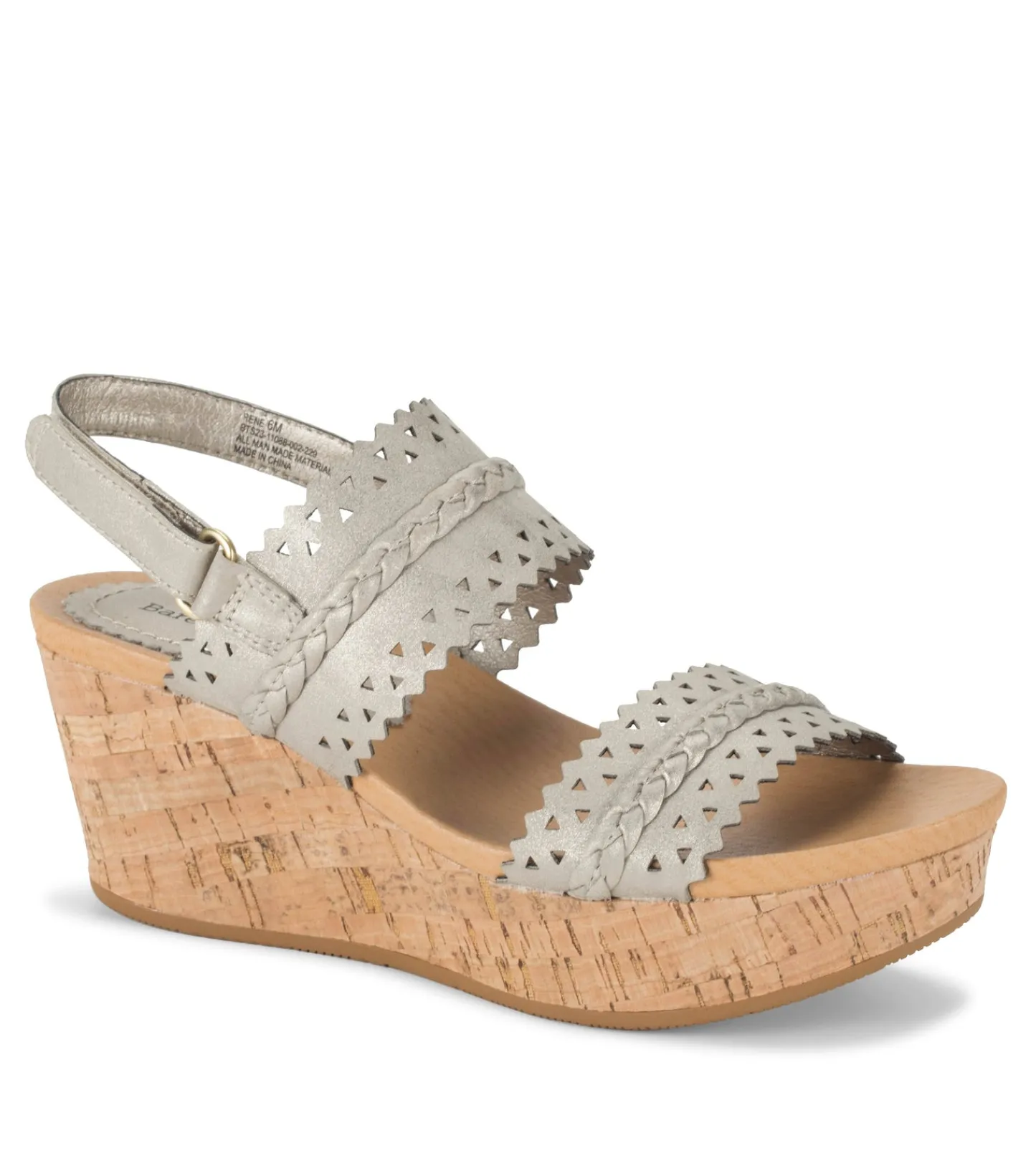 Baretraps Wedge Sandals^Rene Wedge Sandal Champagne