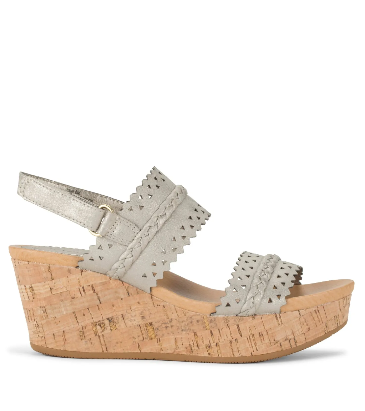 Baretraps Wedge Sandals^Rene Wedge Sandal Champagne