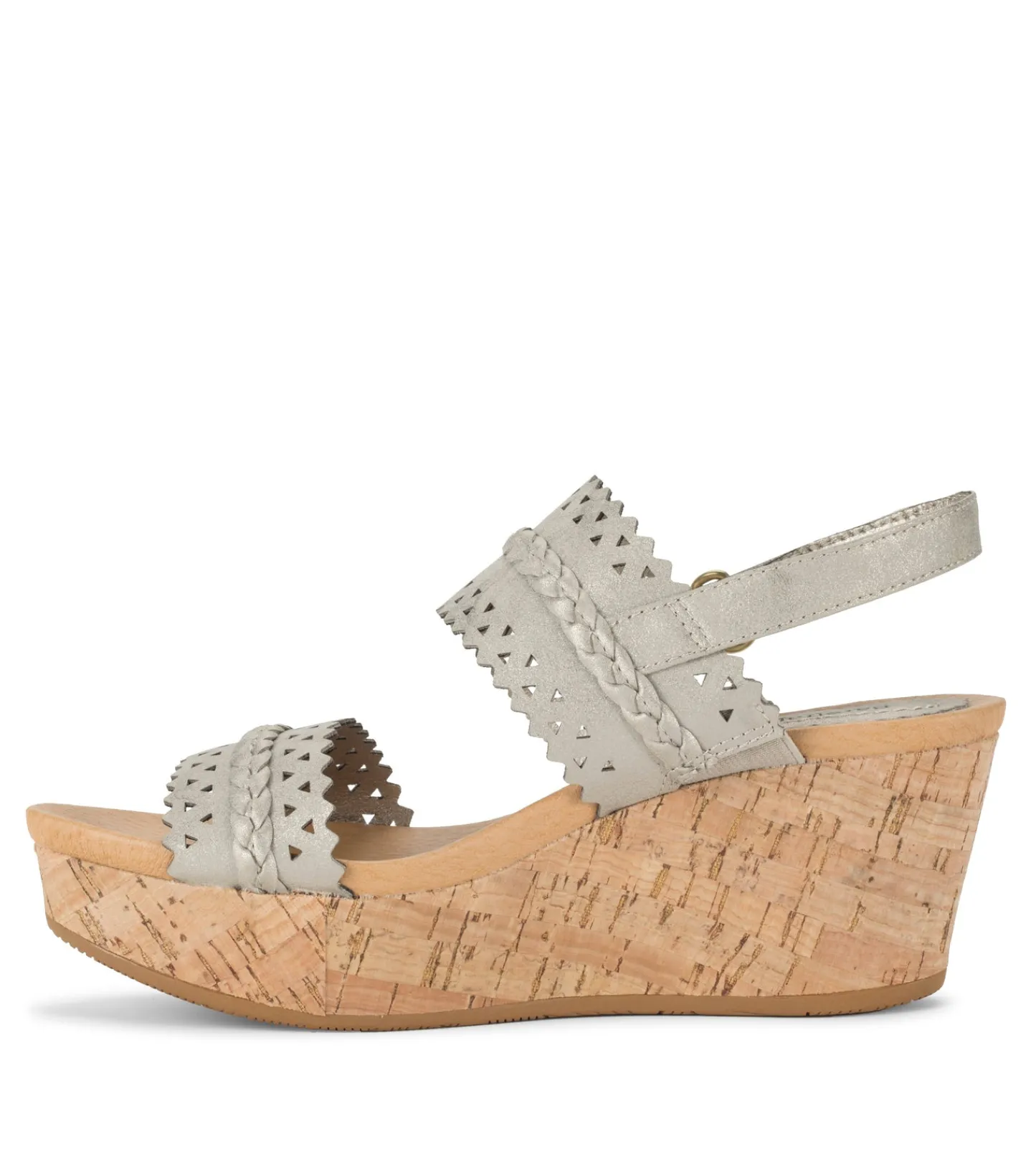 Baretraps Wedge Sandals^Rene Wedge Sandal Champagne