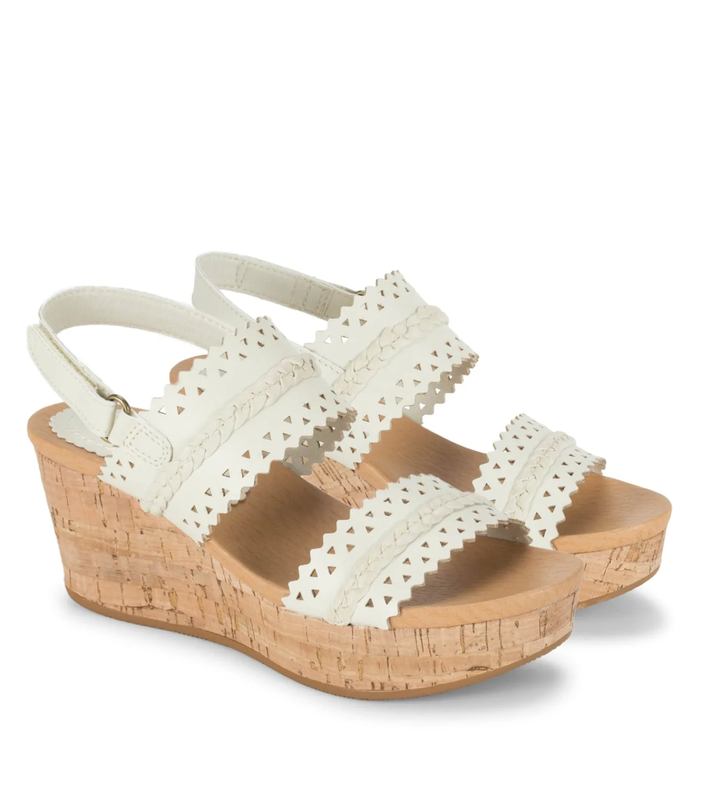 Baretraps Wedge Sandals^Rene Wedge Sandal Cream