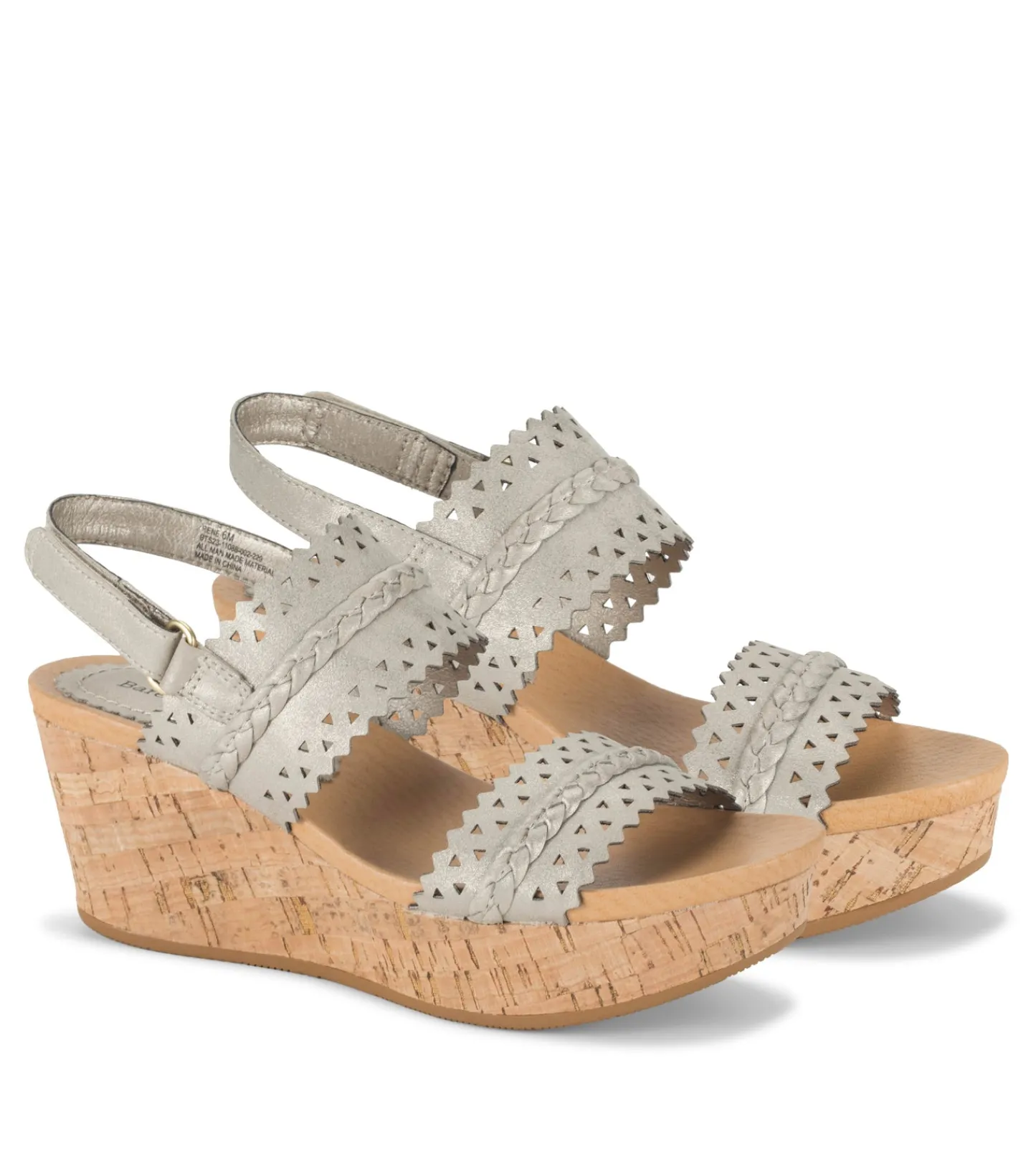 Baretraps Wedge Sandals^Rene Wedge Sandal Champagne