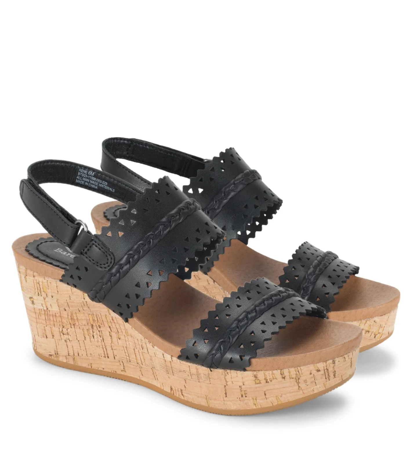 Baretraps Wedge Sandals^Rene Wedge Sandal Black